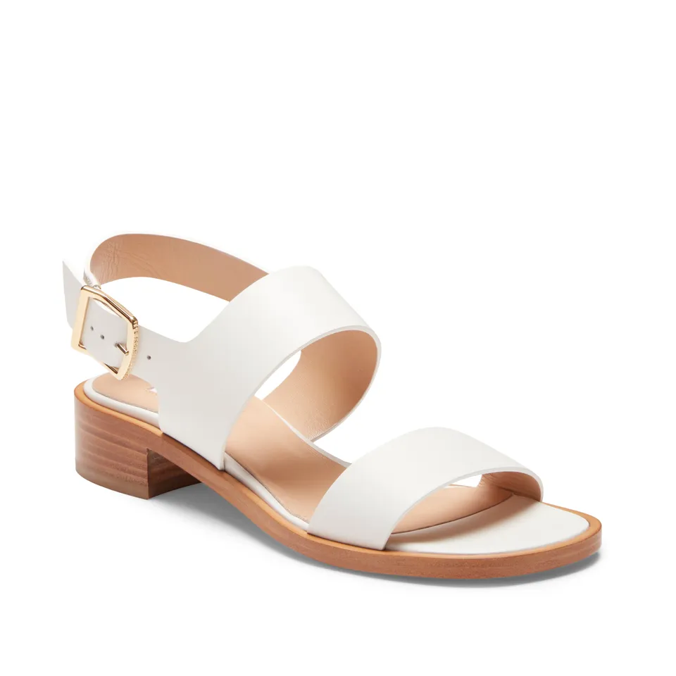 F.lli Rossetti 68236 Sandalo Donna Bianco in Pelle Tacco