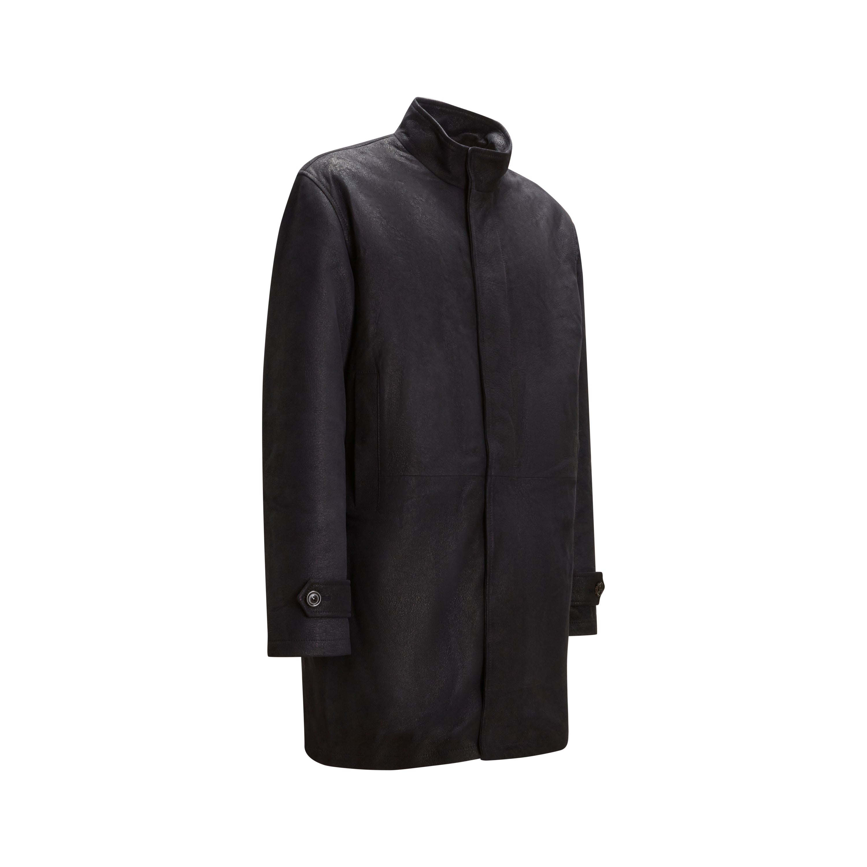 F.lli Rossetti 99803 Cappotto Uomo Marine Scamosciato