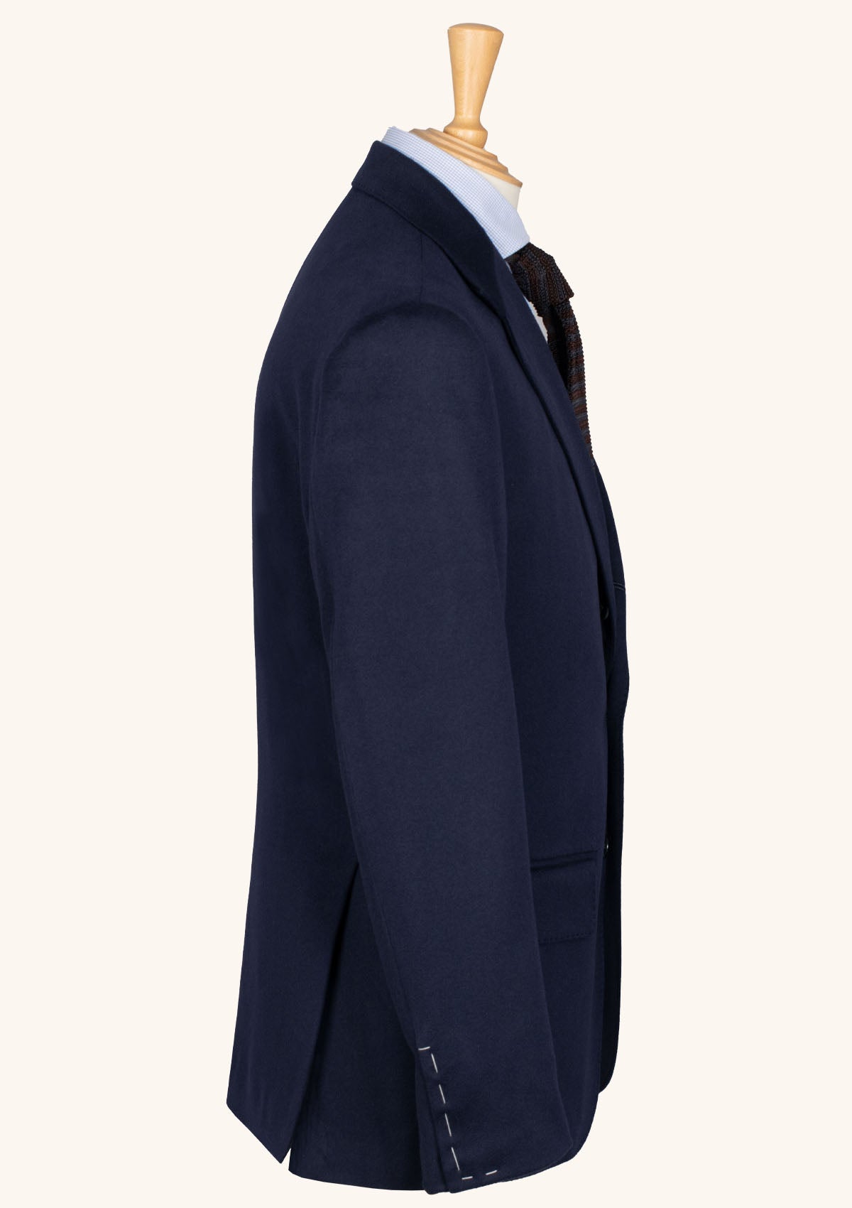 Stefano Bemer SV2134 Giacca Misto Cashmere Blu Sartoriale