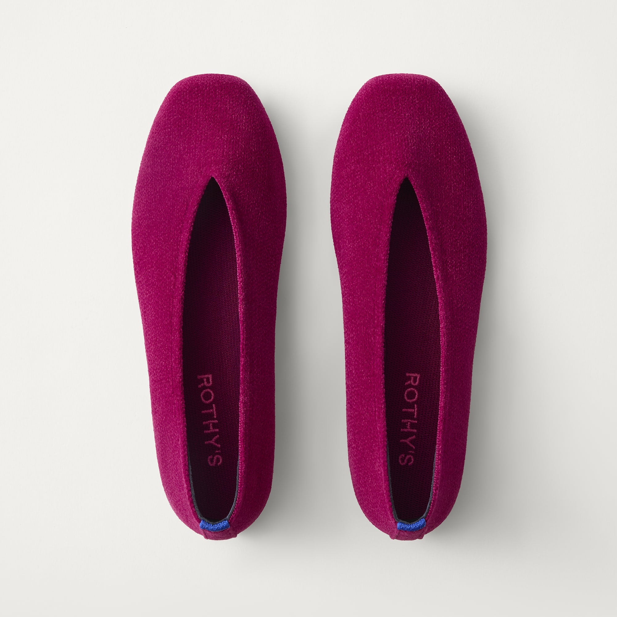 Rothy's Max Square Ballerina ballerine Mulberry punta quadra