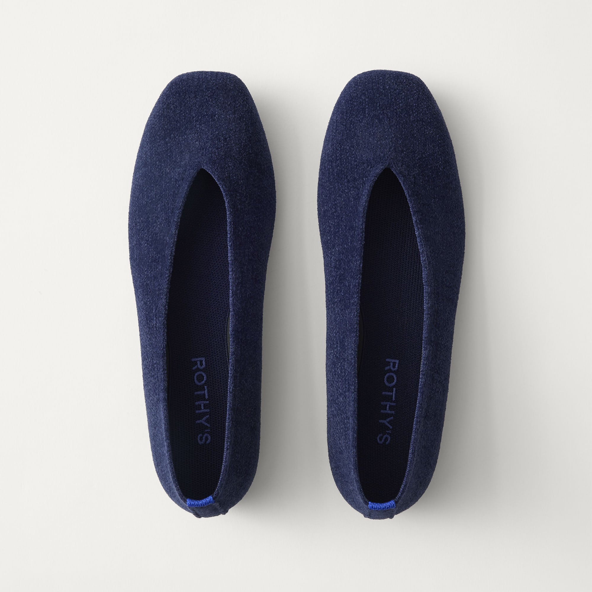 Rothy's The Max Square Ballerina ballerine navy blu punta quadrata