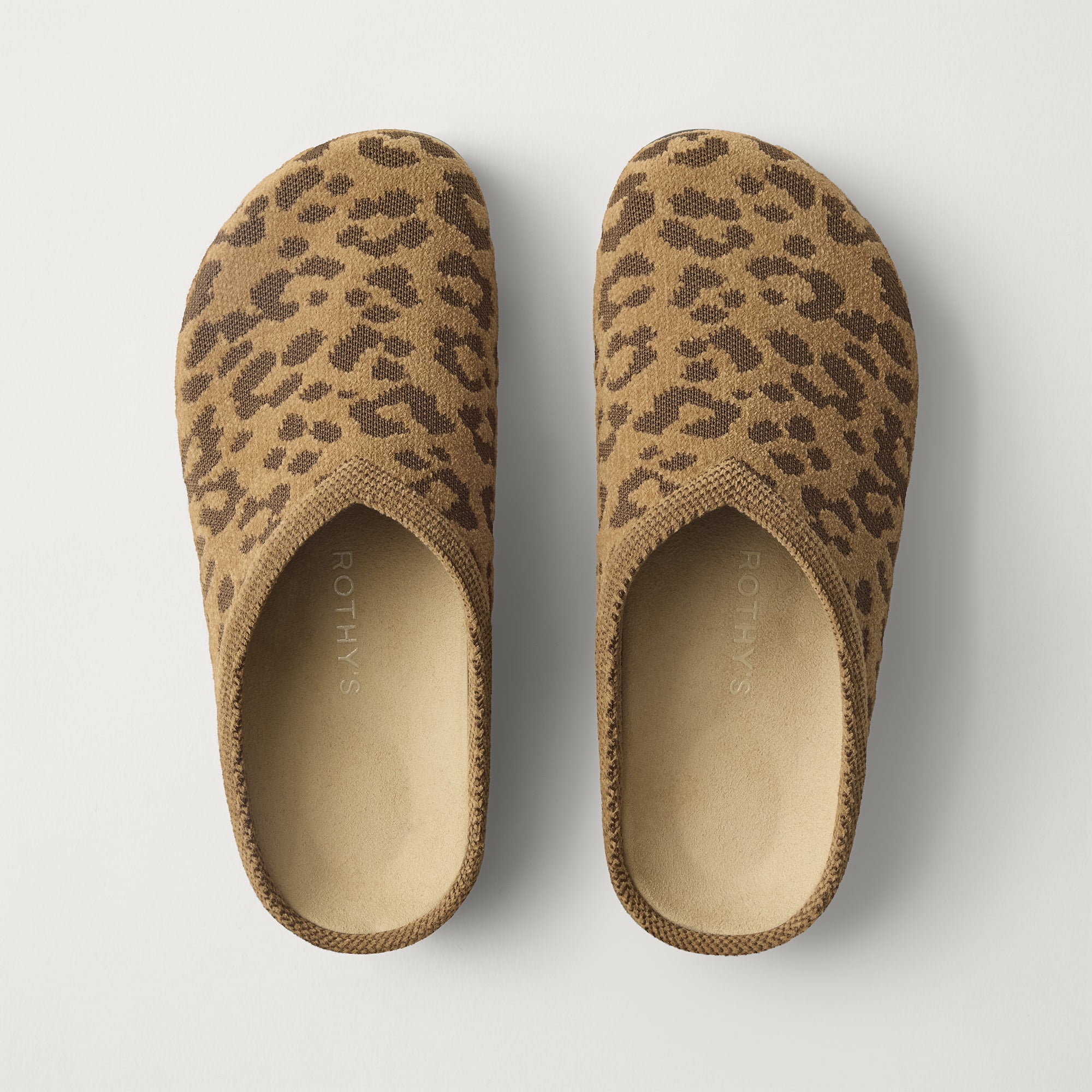 Rothy's The Casual Clog zoccoli donna Khaki Cat maculati