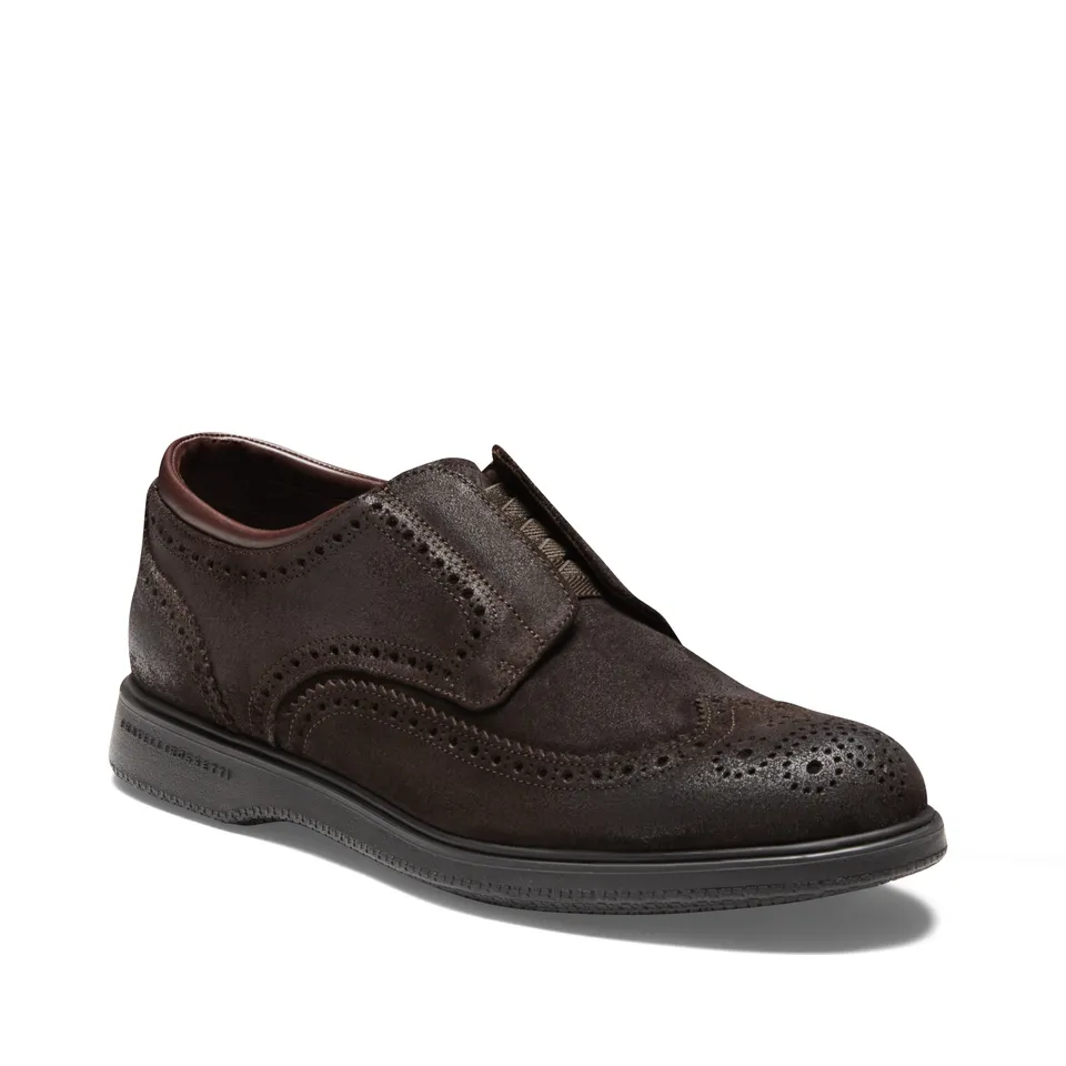 F.lli Rossetti Derby Brogue 47508 scarpe uomo cacao