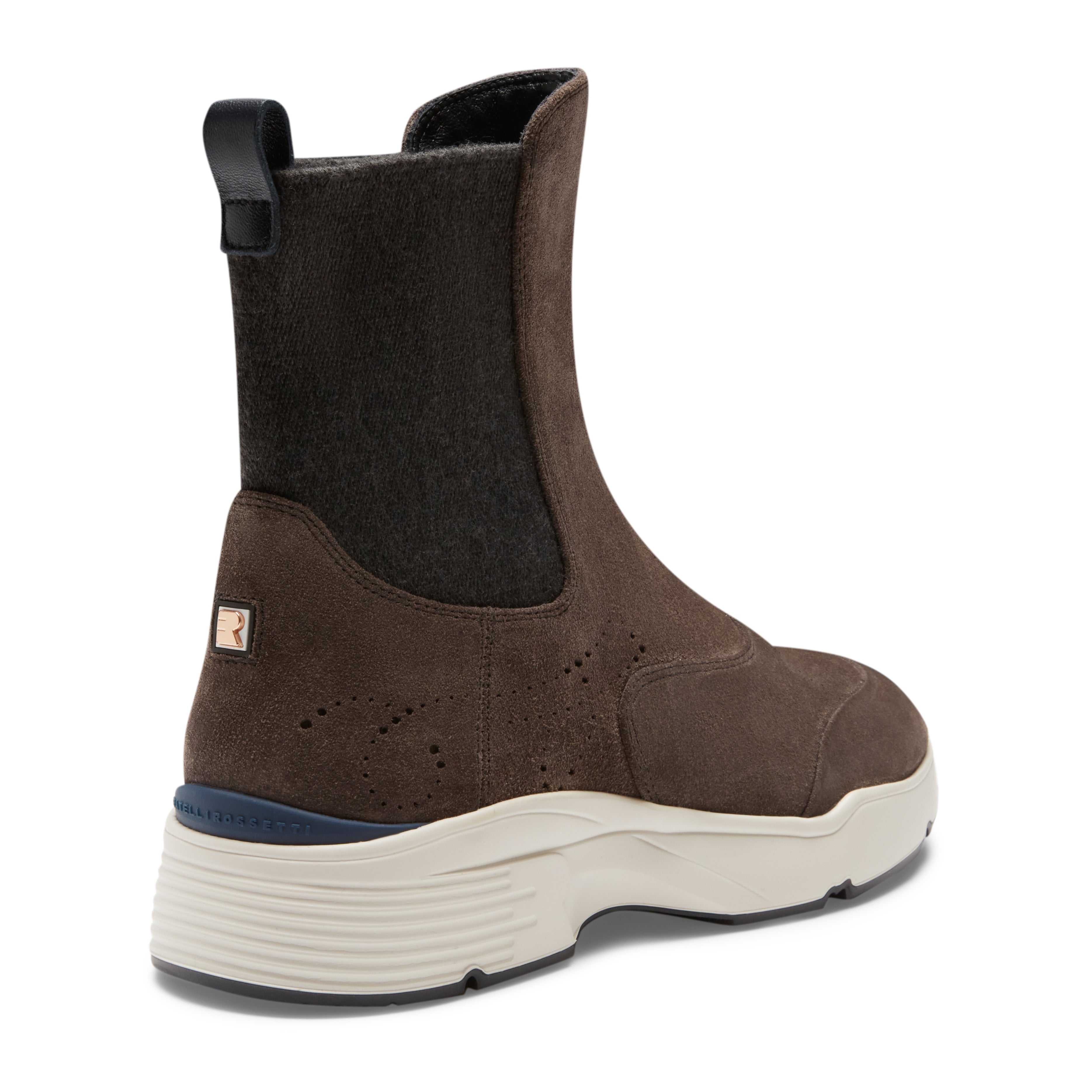F.lli Rossetti 77285 Chelsea Boot Suede Acciaio