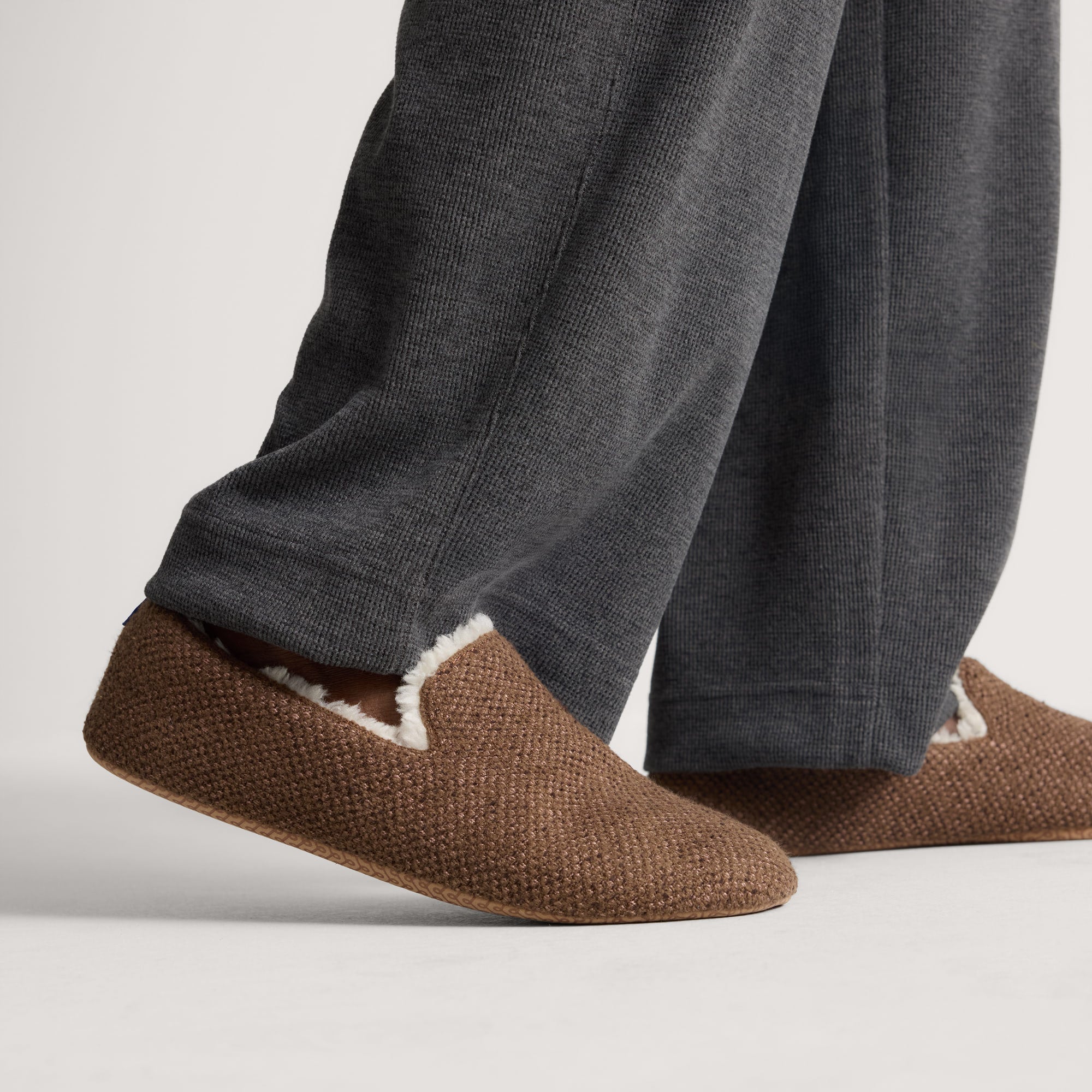 Rothy's The Teddy Slipper pantofole uomo Cocoa Spice