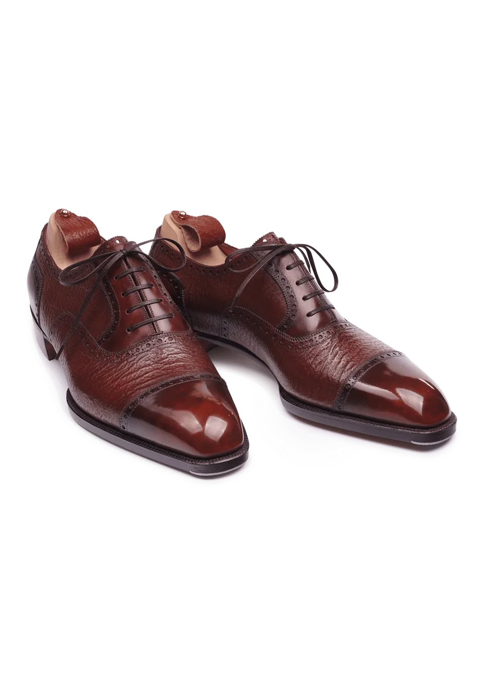 Stefano Bemer Oxfords T6461 scarpe oxford marroni squalo