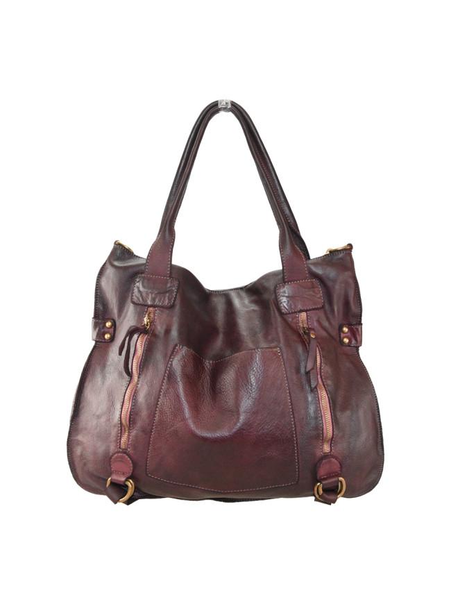 Sandro Barbera BASS52 borsa a spalla pelle bordeaux