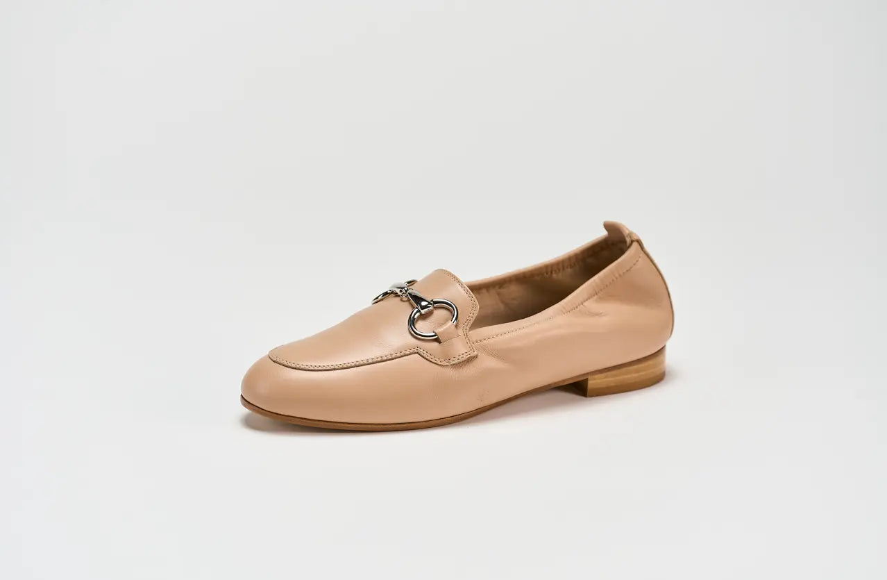 Sandro Barbera 4003 Mocassini Donna Camel Nappa Morsetto