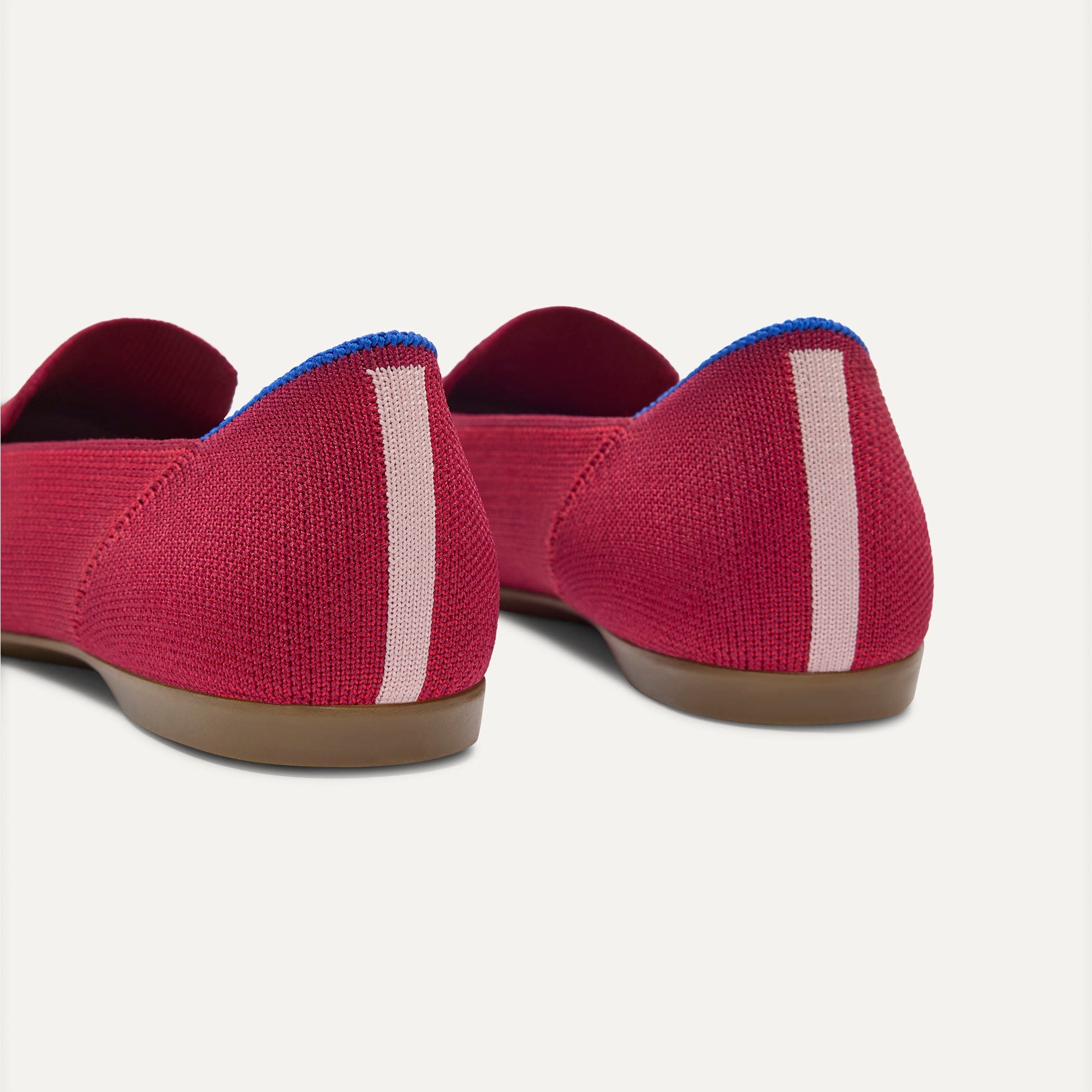 Rothy's The Daily Loafer mocassini Red Rose maglia rosa