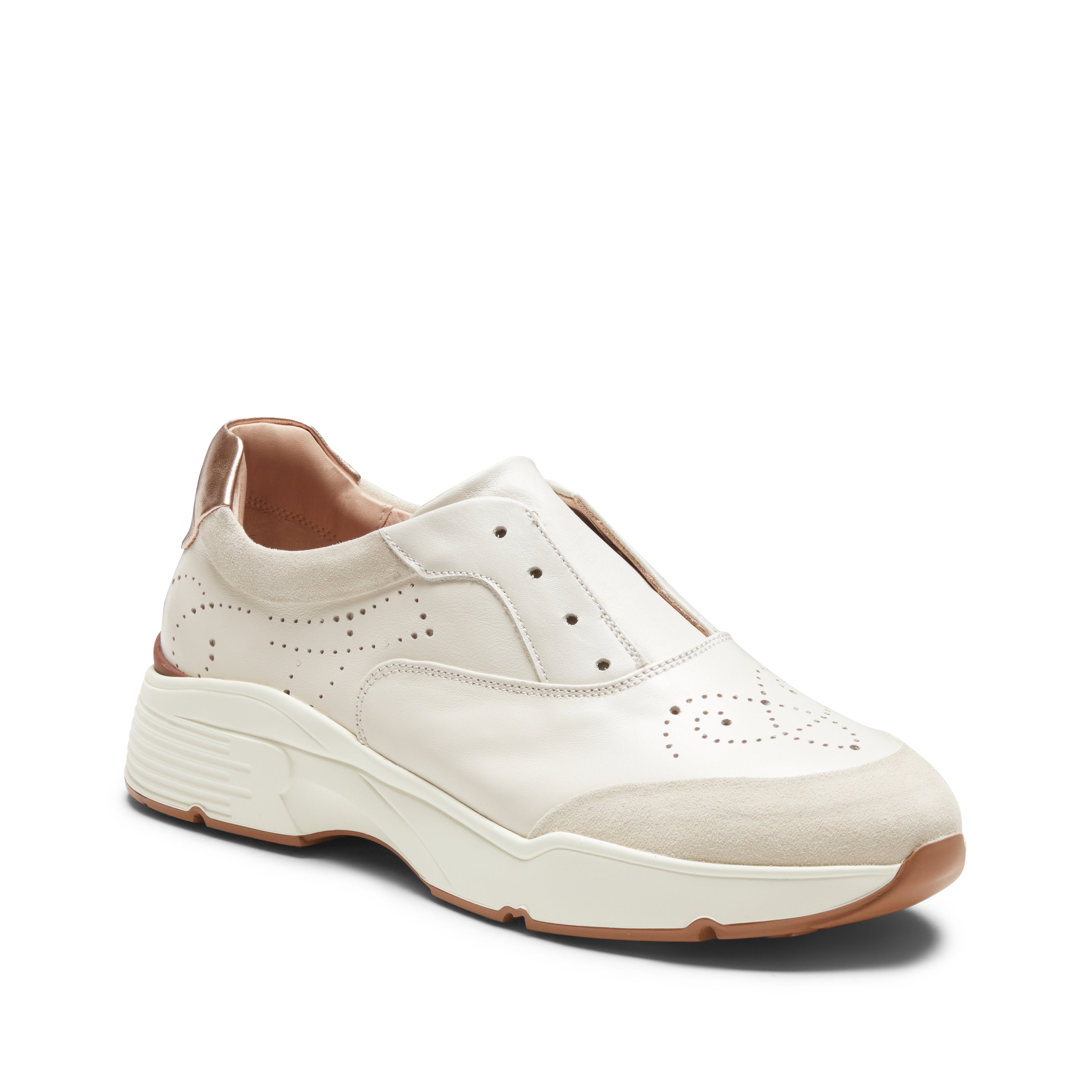 F.lli Rossetti 77205 Sneaker Donna Pelle Riso Traforata