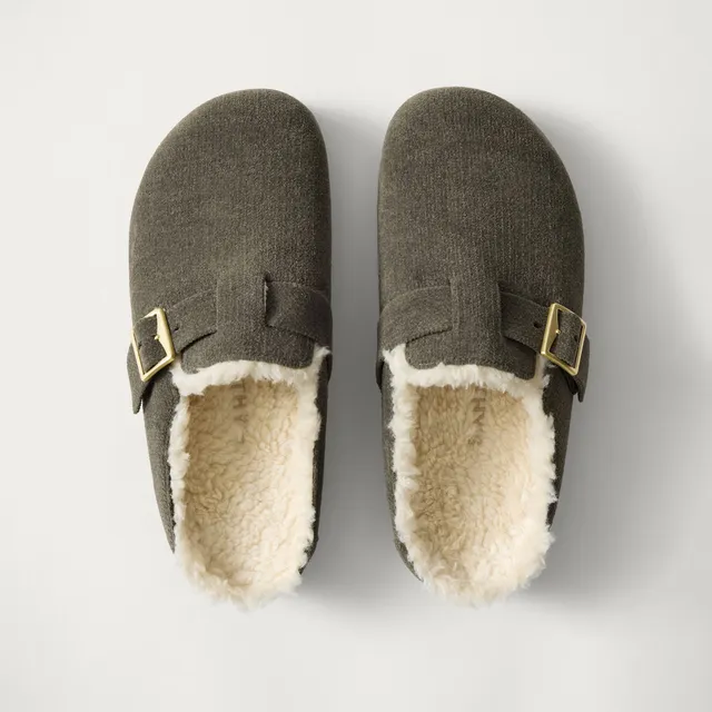 Rothy's The Teddy Buckle Clog zoccoli donna Olive ReVelvet
