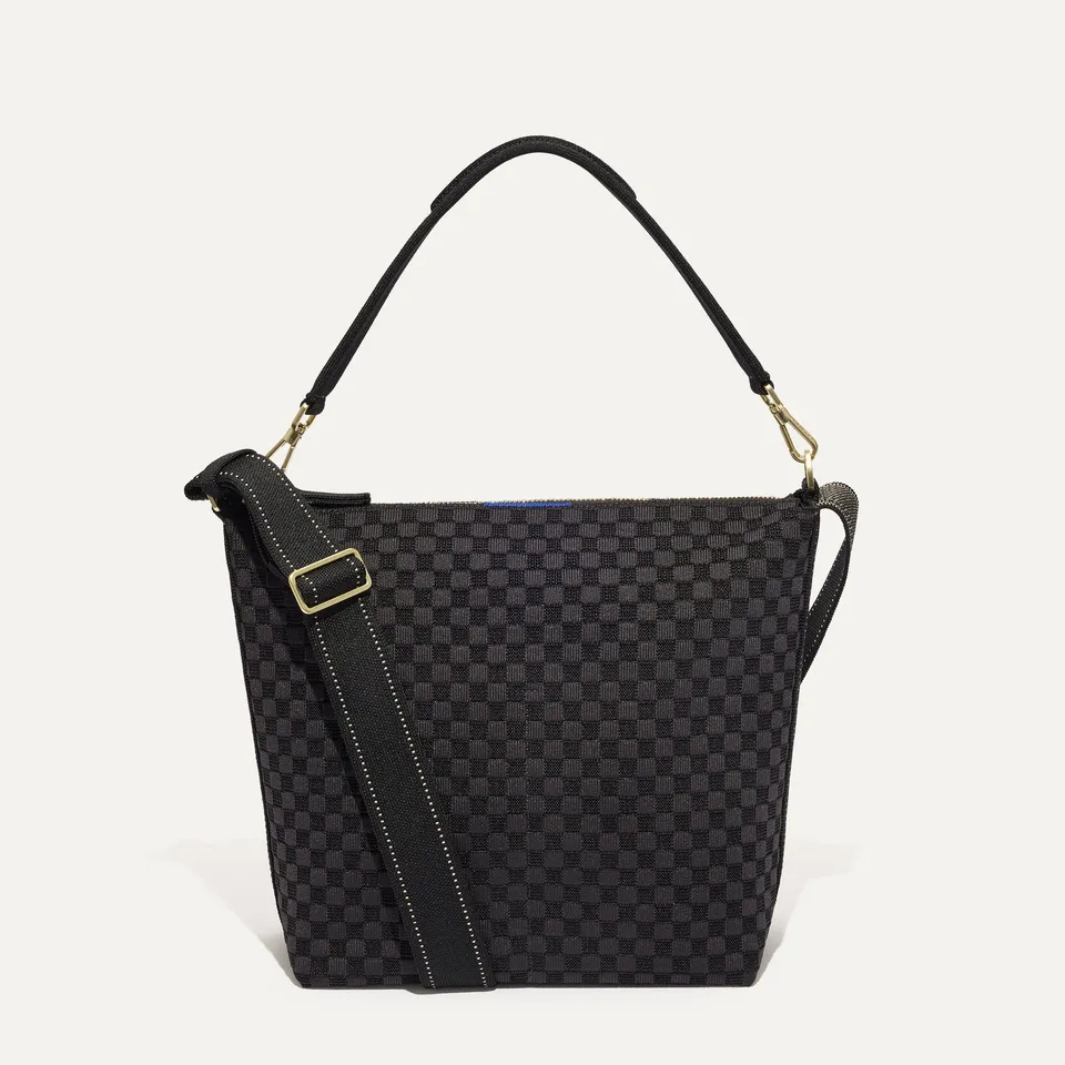 Rothy's Mini Zip Bucket borsa Black Sand secchiello nero