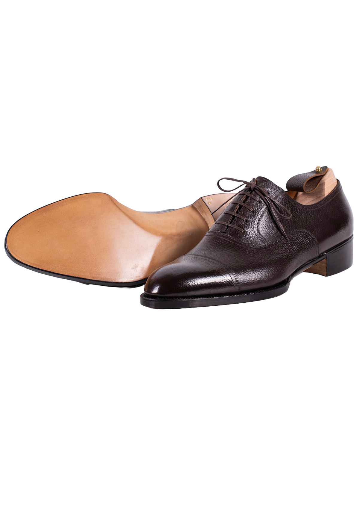 Stefano Bemer T6473 Stringate Oxford Captoe Pelle Inca
