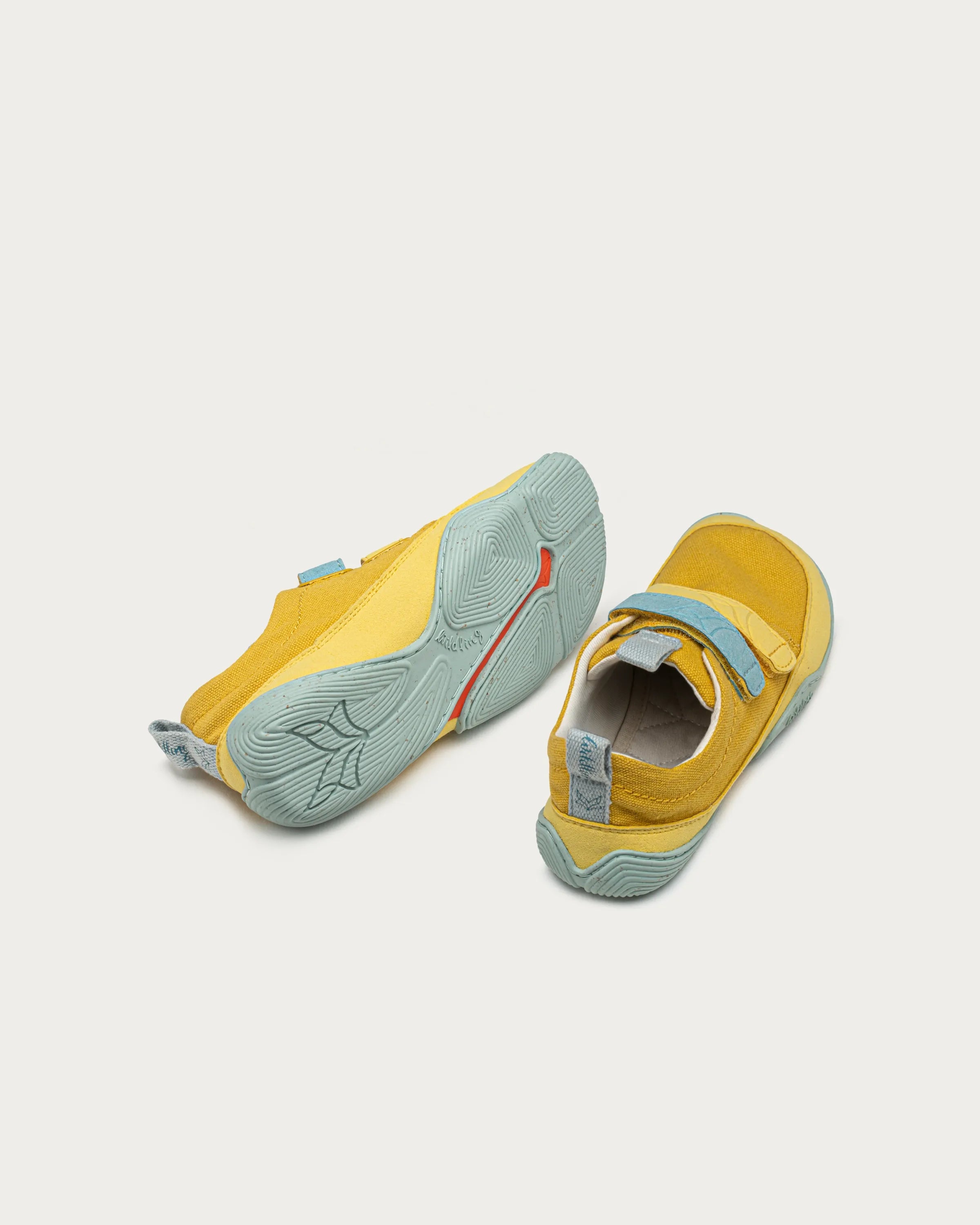 Wildling Shoes Cotinga Senf sandali bambini multicolore cotone