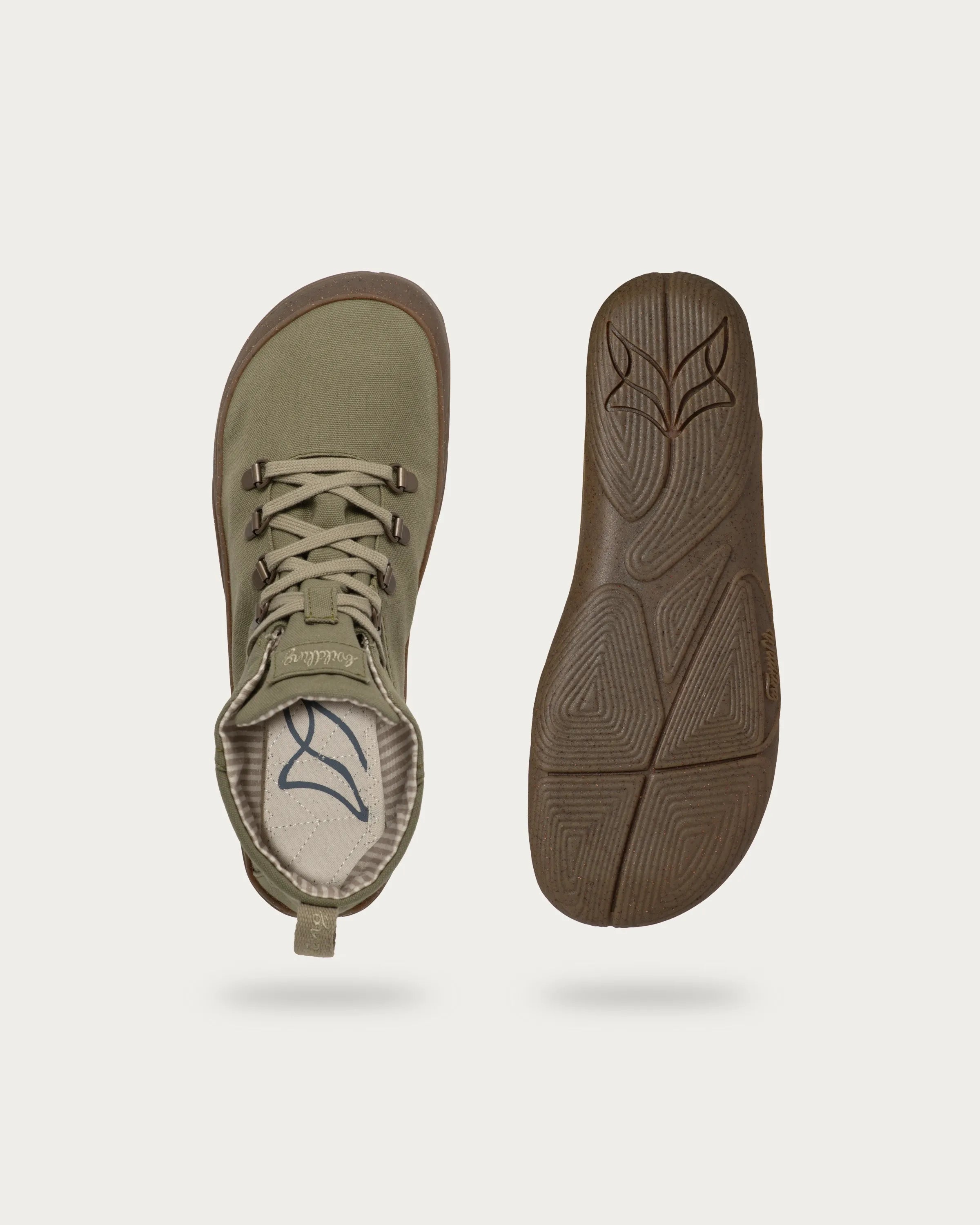 Wildling Marti khaki scarpe basse verde cotone impermeabile