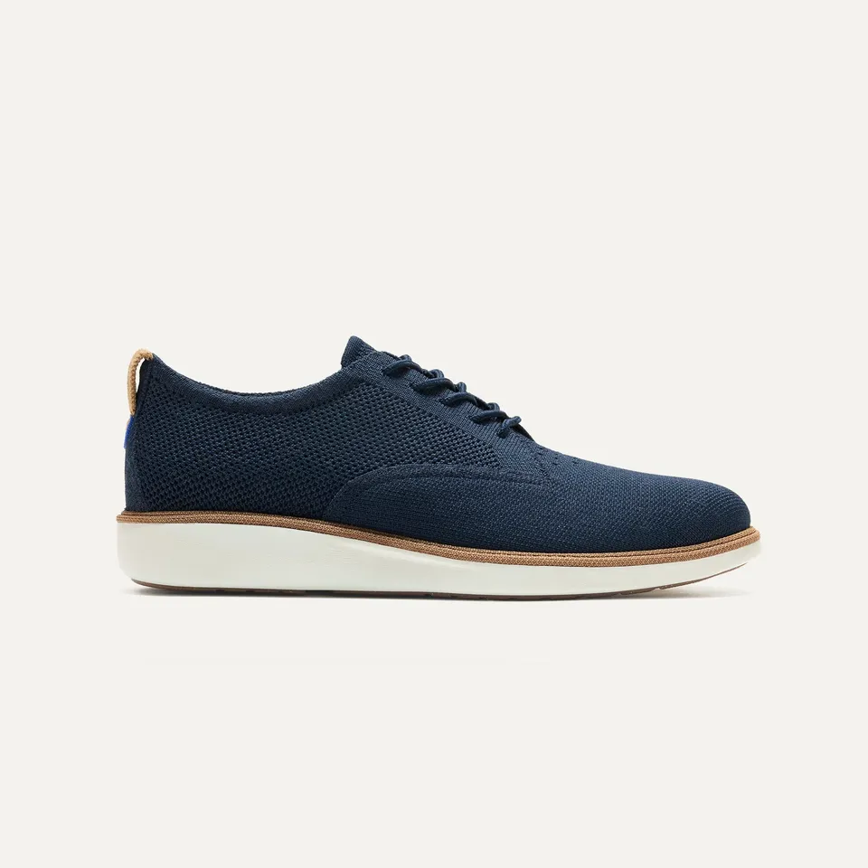 Rothy's The Oxford mocassini uomo Night Navy blu maglia
