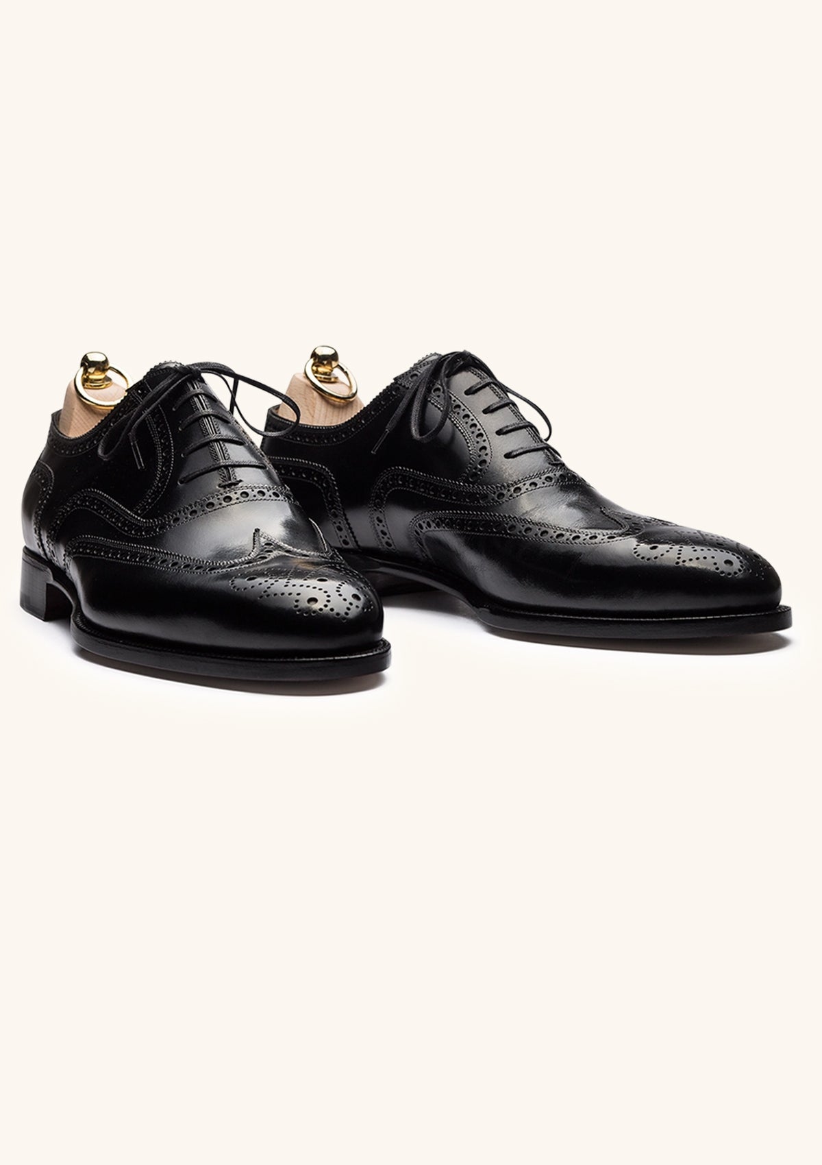 Stefano Bemer C6240 Oxford Uomo Nere Wingtip Misura 42