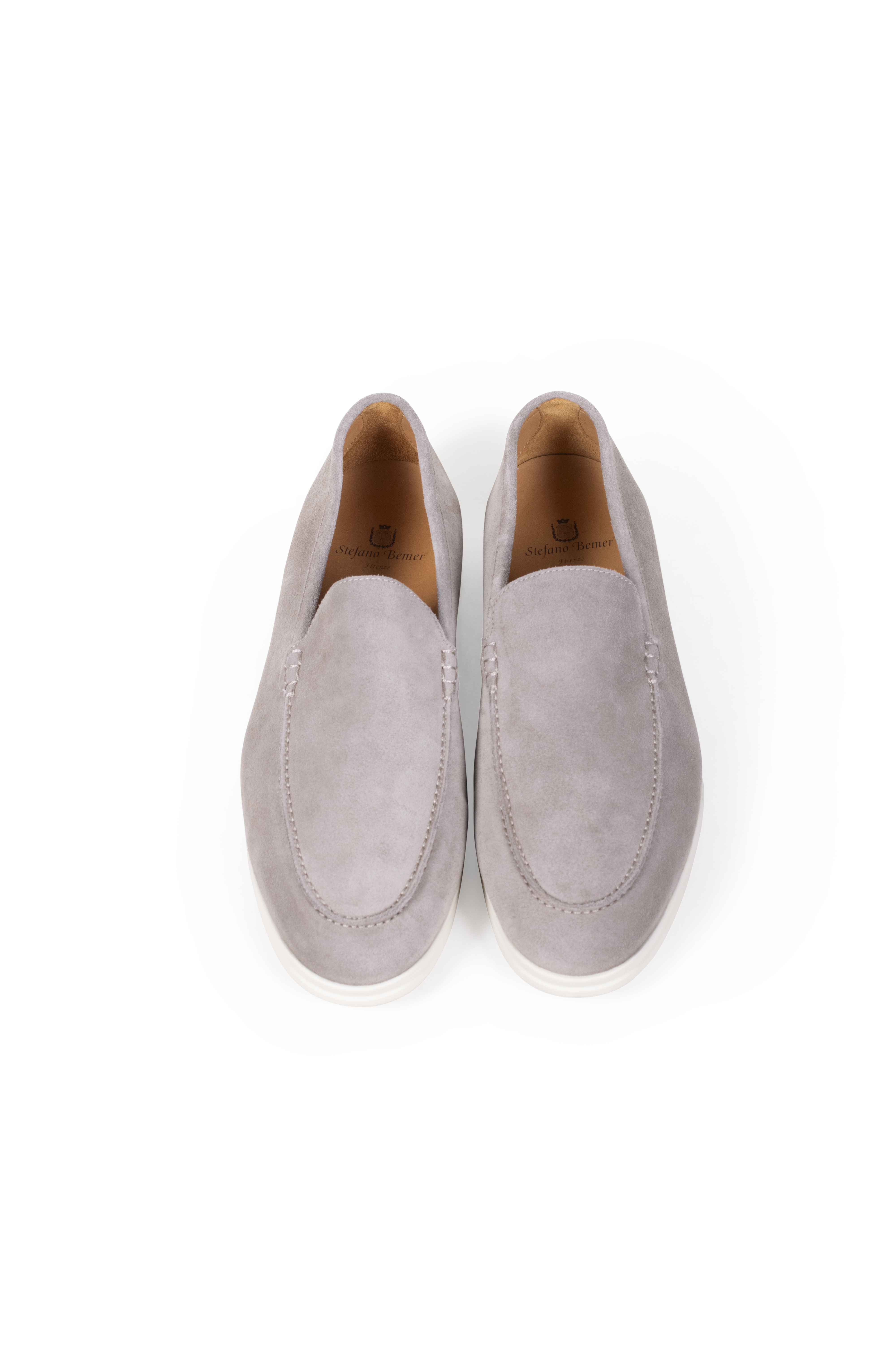 Stefano Bemer Loafers 1800 mocassini walk taupe kudu reverse