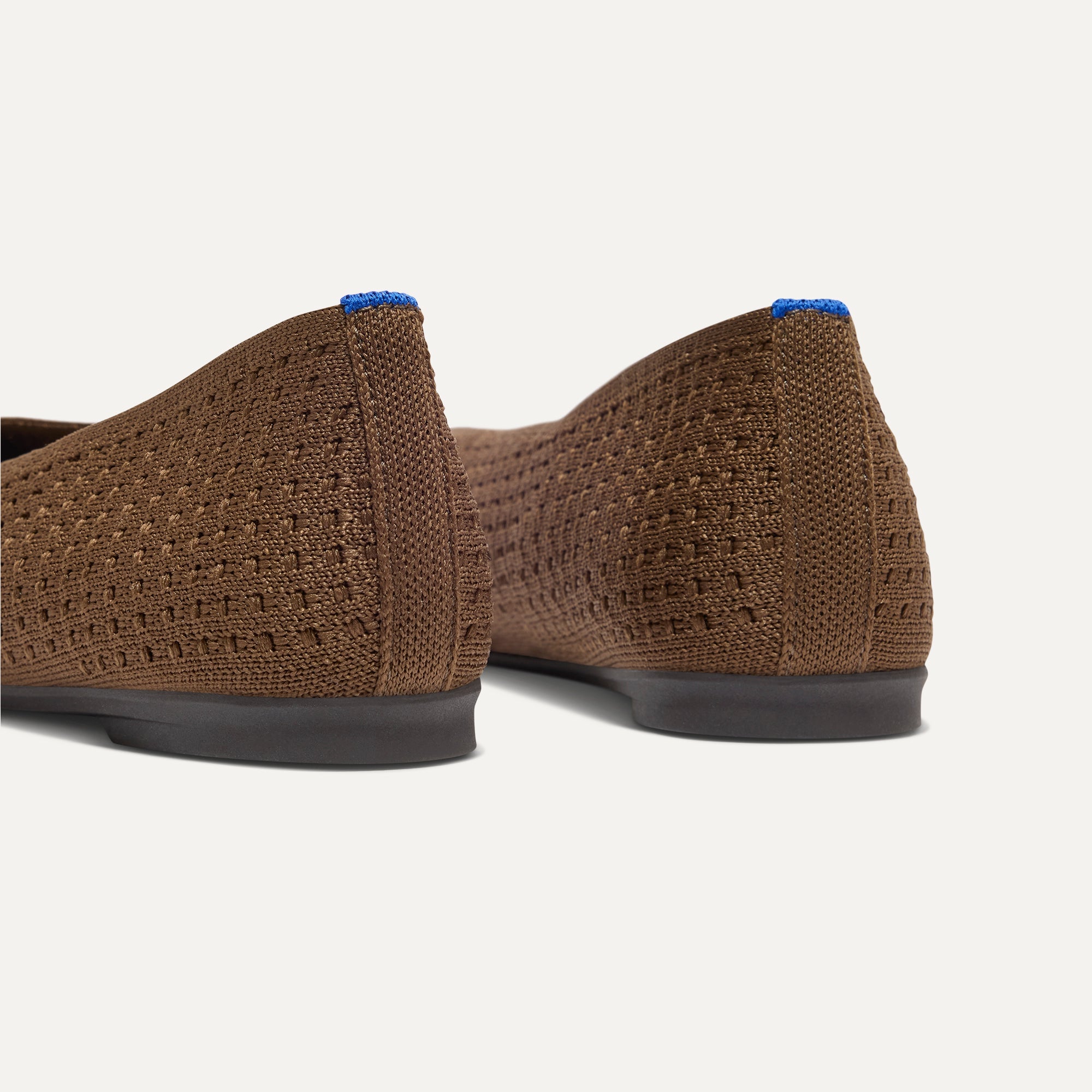 Rothy's Max Square Ballerina ballerine Cinnamon Mesh marrone
