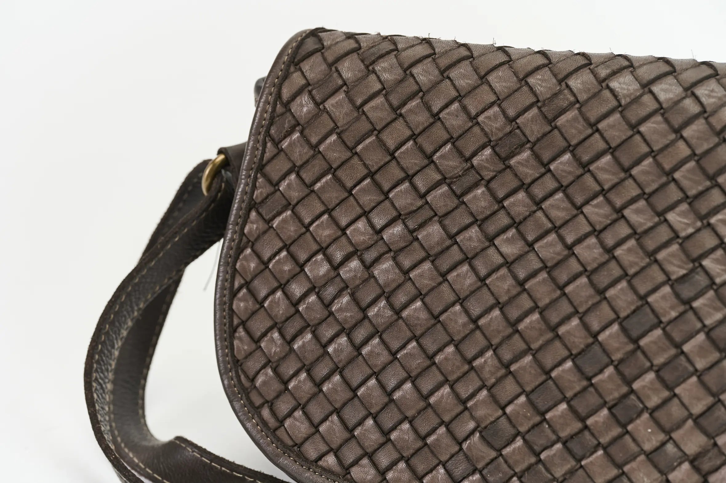 Sandro Barbera Borse Babt39 Intreccio Moro borsa marrone intrecciata