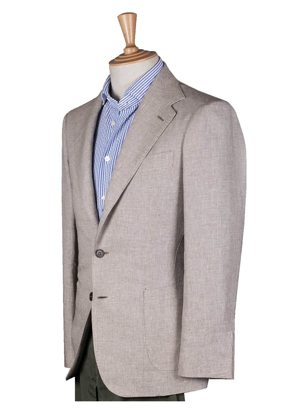 Stefano Bemer SV2114 blazer cotone lino beige taglia 50