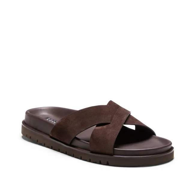 F.lli Rossetti One 47141 sandalo marrone suede slide
