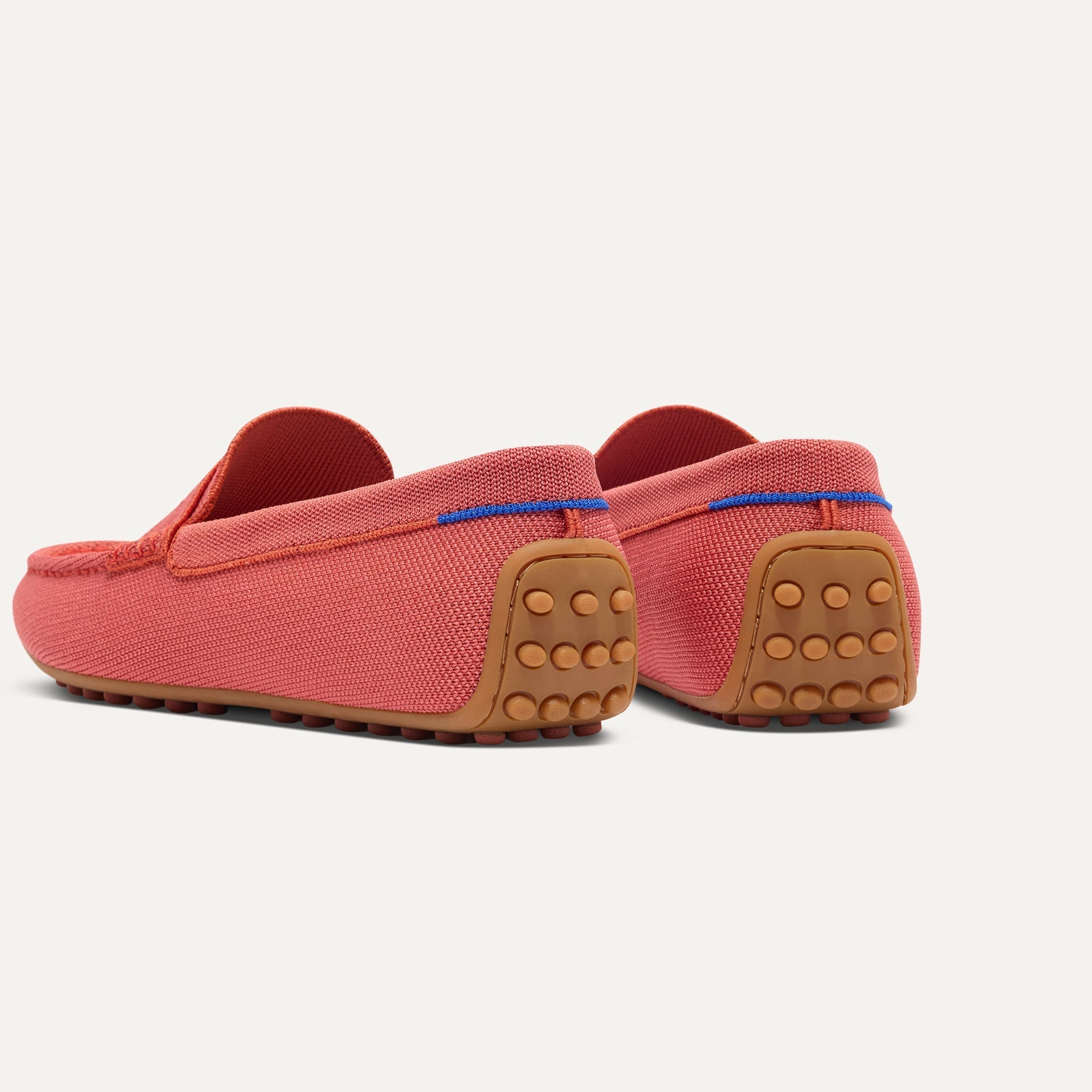 Rothy's The Men's Driver mocassini uomo Cayenne rosso knit