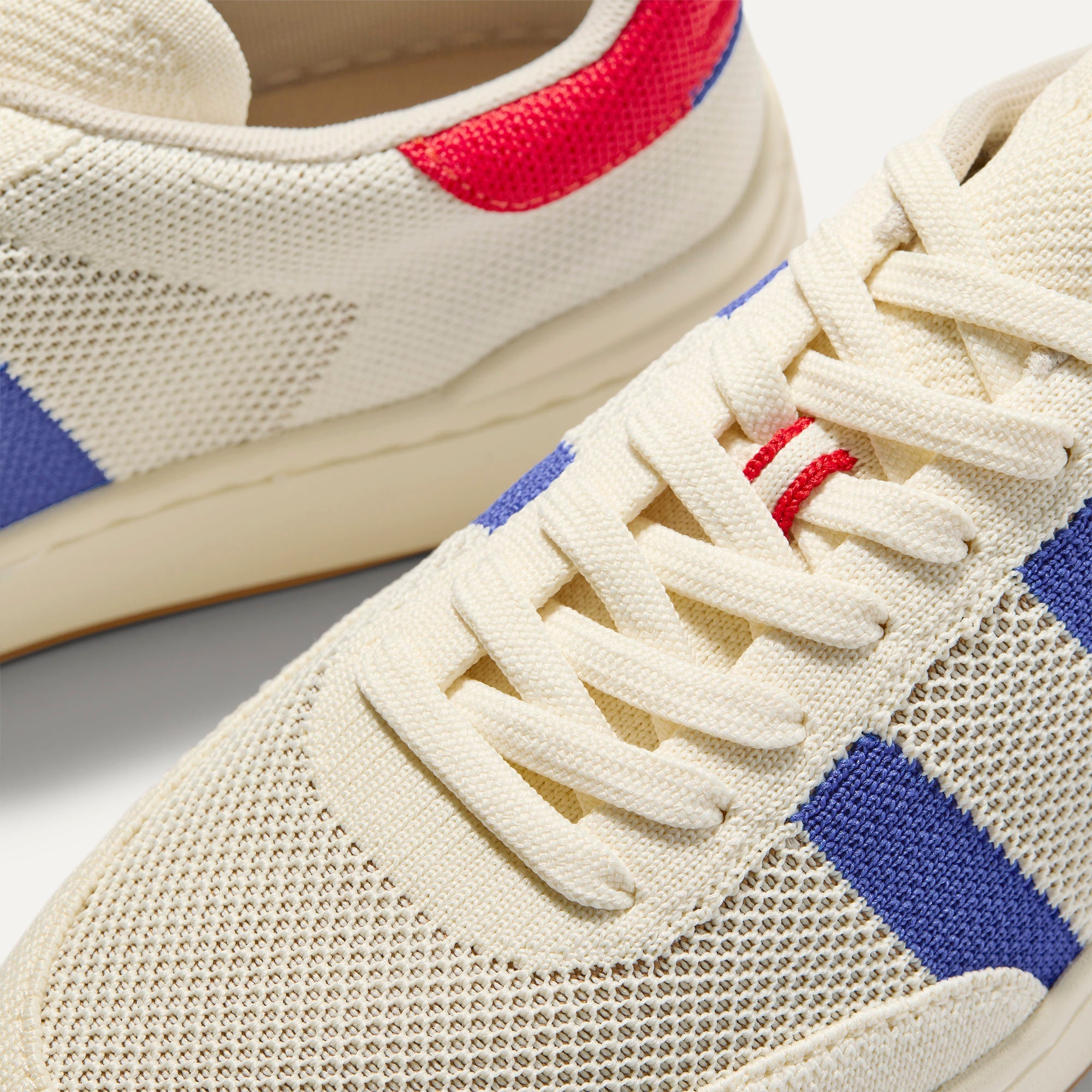 Rothy's The Men's Court Sneaker sneakers Turbo Blue bianco blu