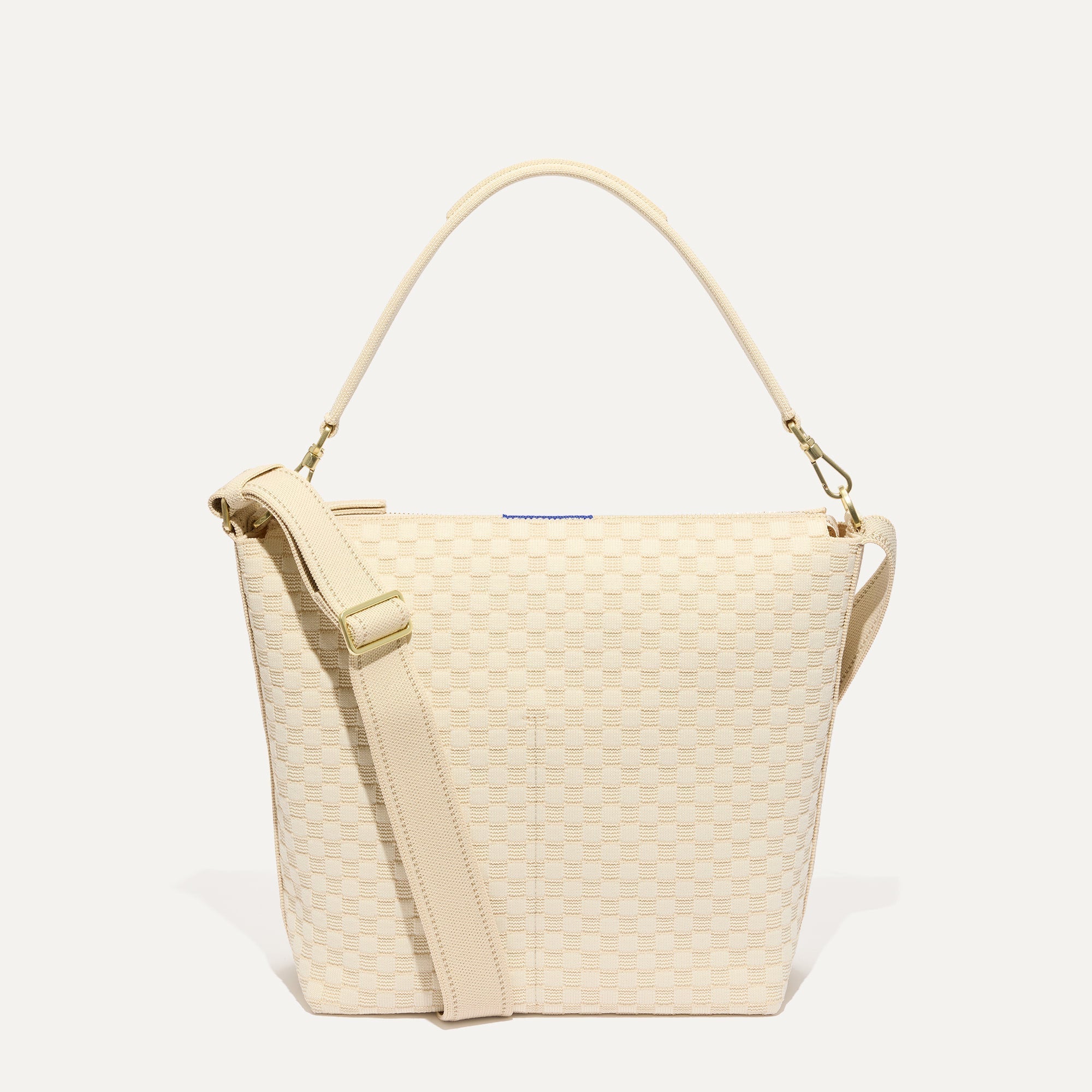 Rothy's Mini Zip Bucket borsa White Sand secchiello avorio