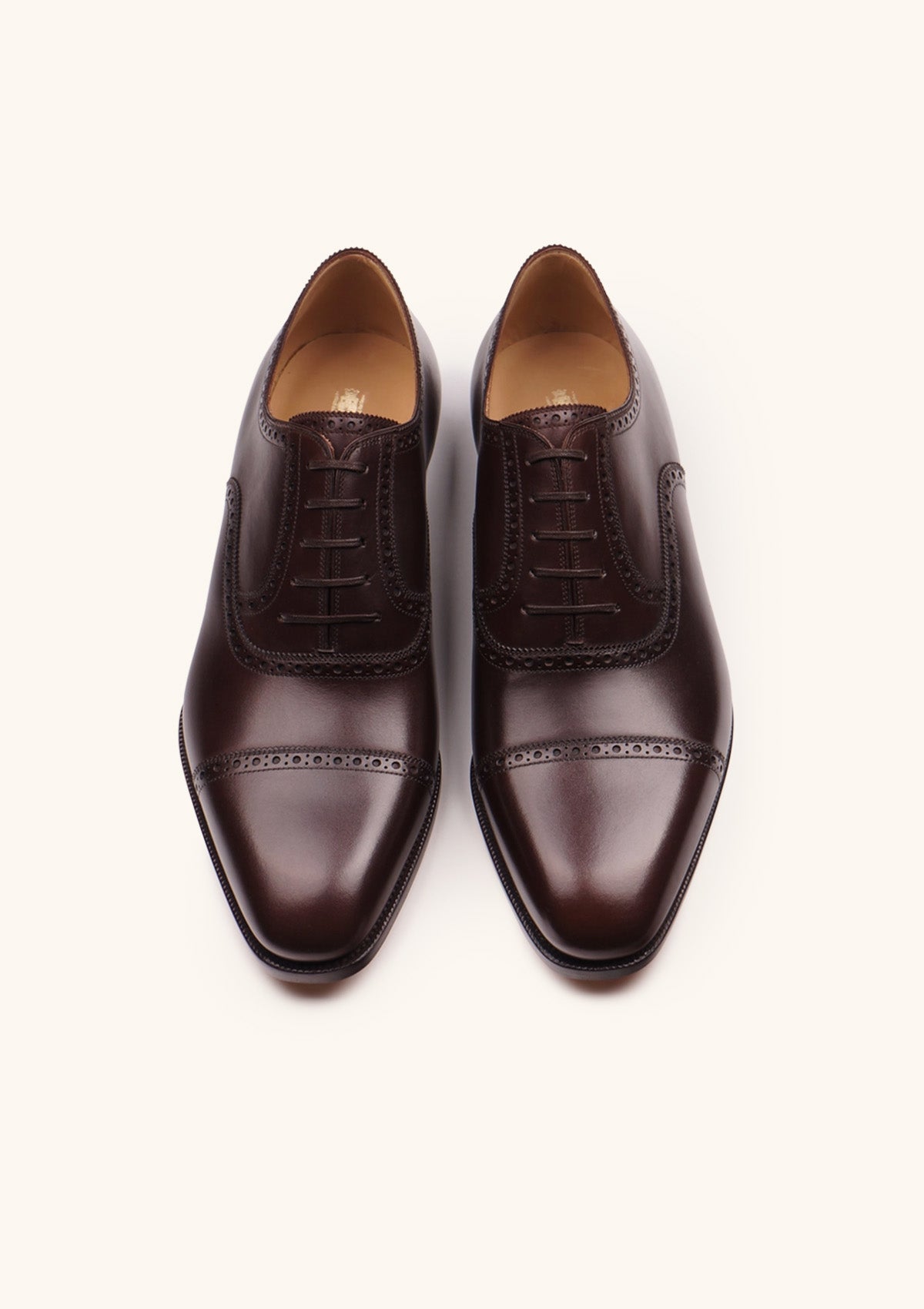 Stefano Bemer Oxfords E6620 oxford uomo vitello testa moro 43