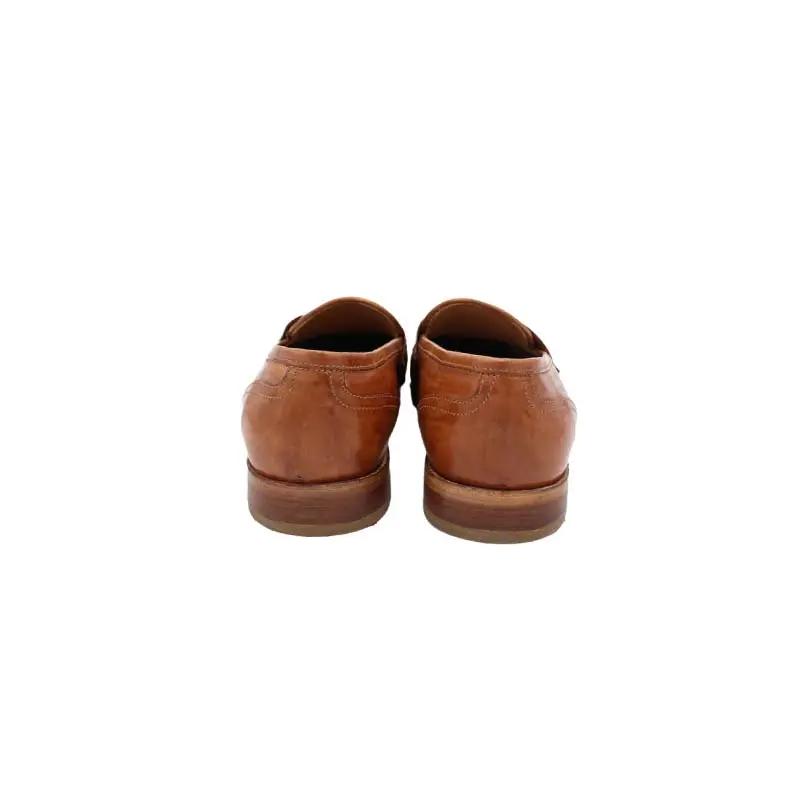 Sandro Barbera & Figli 37012/9 mocassino uomo cuoio fondo cuoio