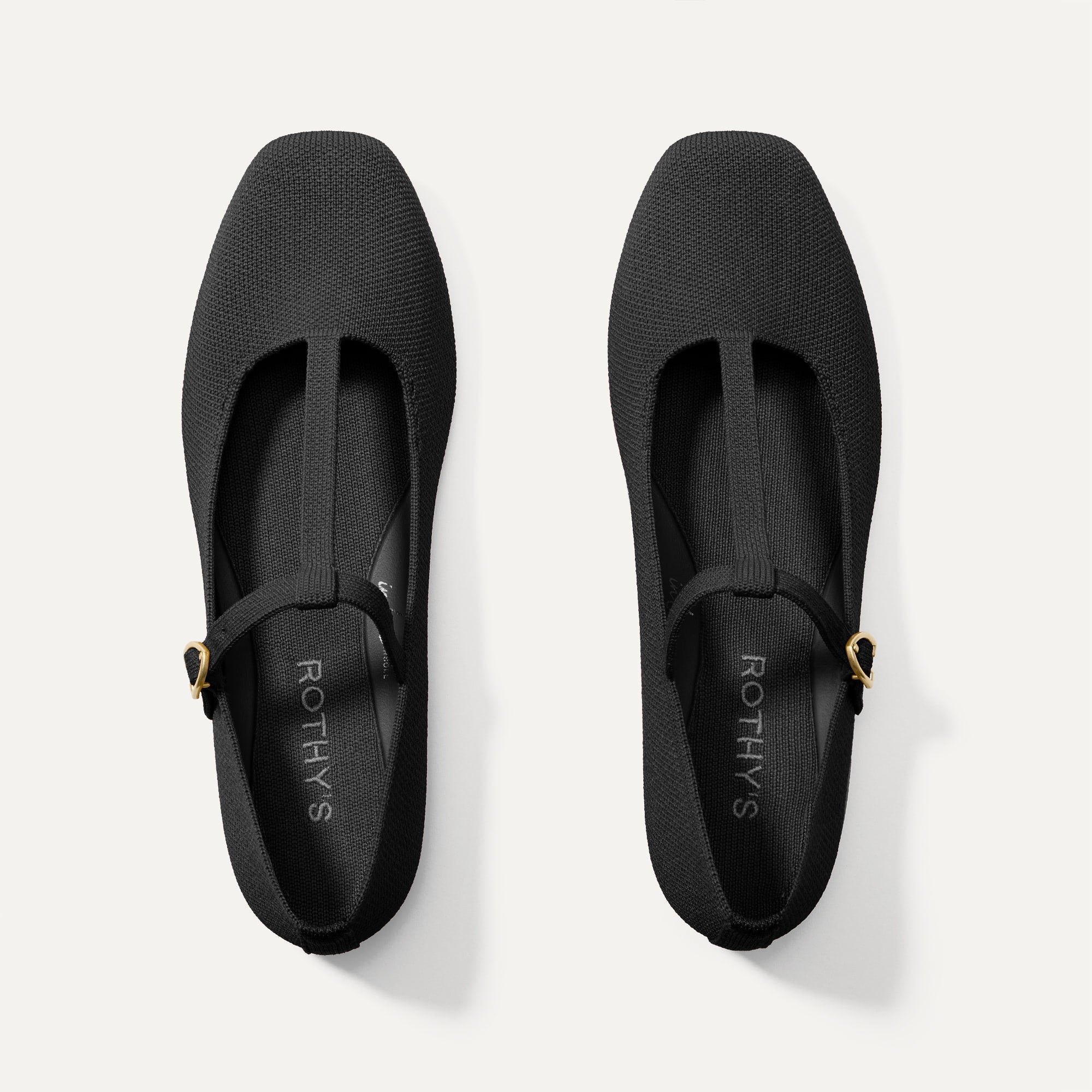 Rothy's Flats The T-Strap Mary Jane Ballerine Bronzite
