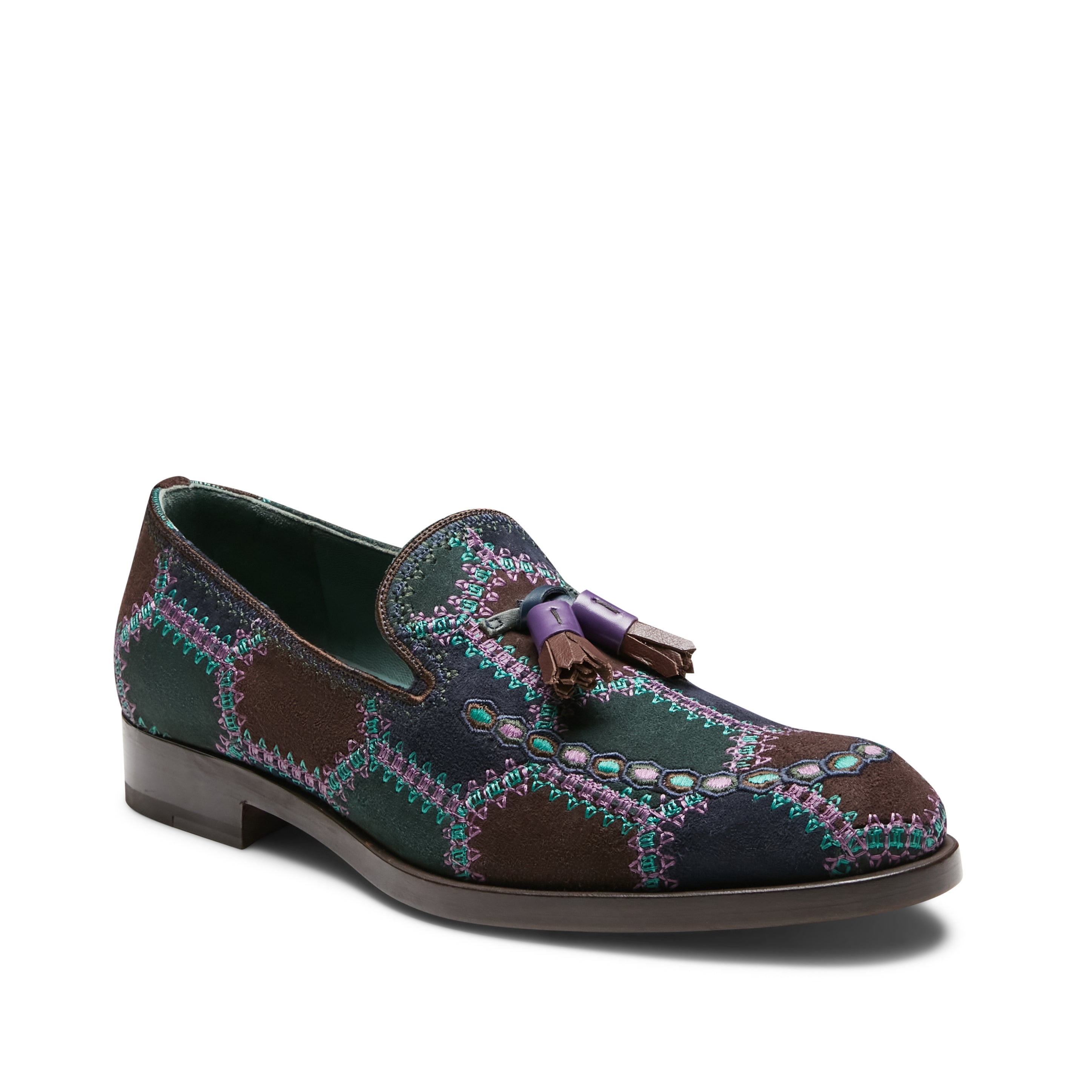 F.lli Rossetti Brera 15097 Mocassino Suede Bottiglia Uomo
