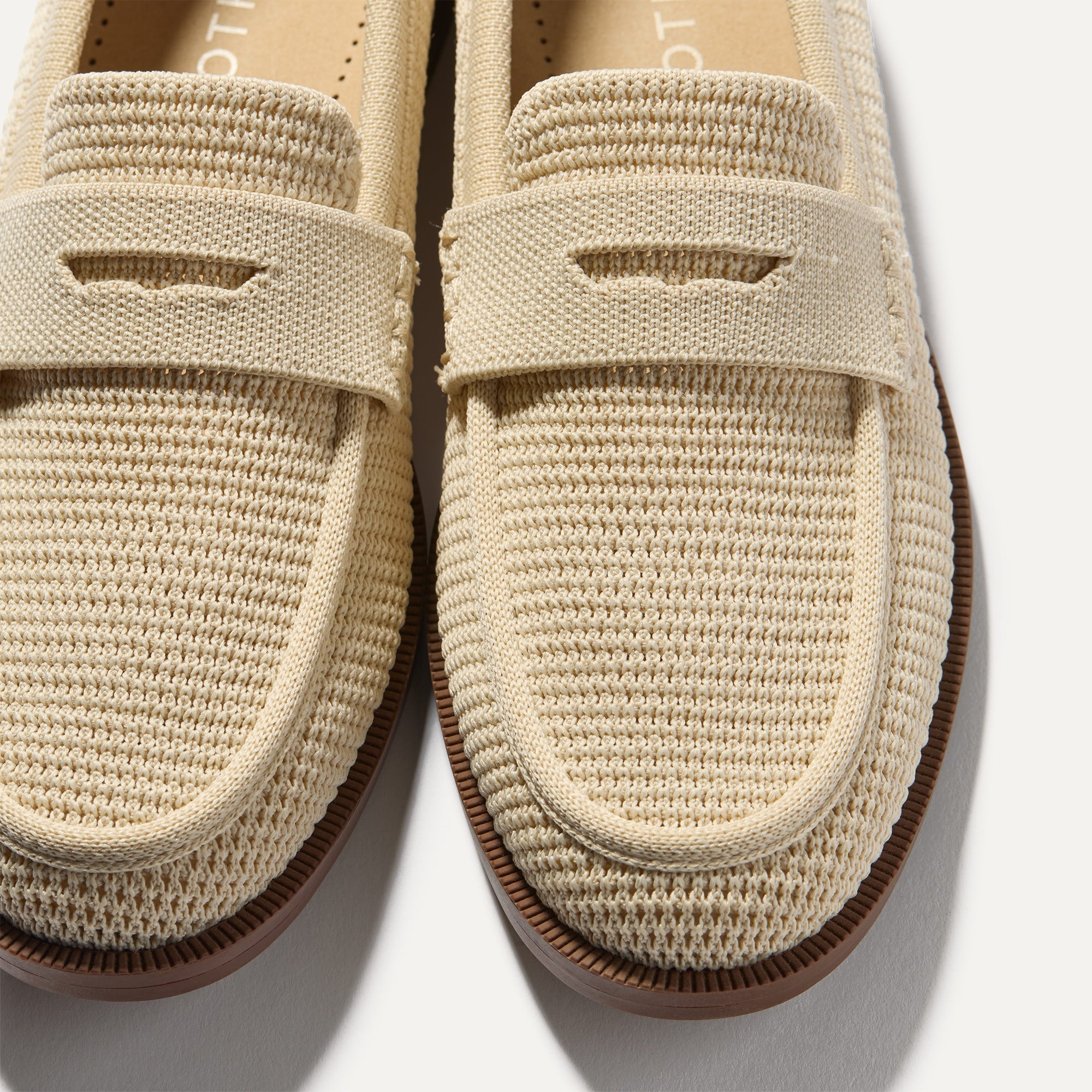 Rothy's The Penny Loafer mocassini donna Conch avorio intreccio