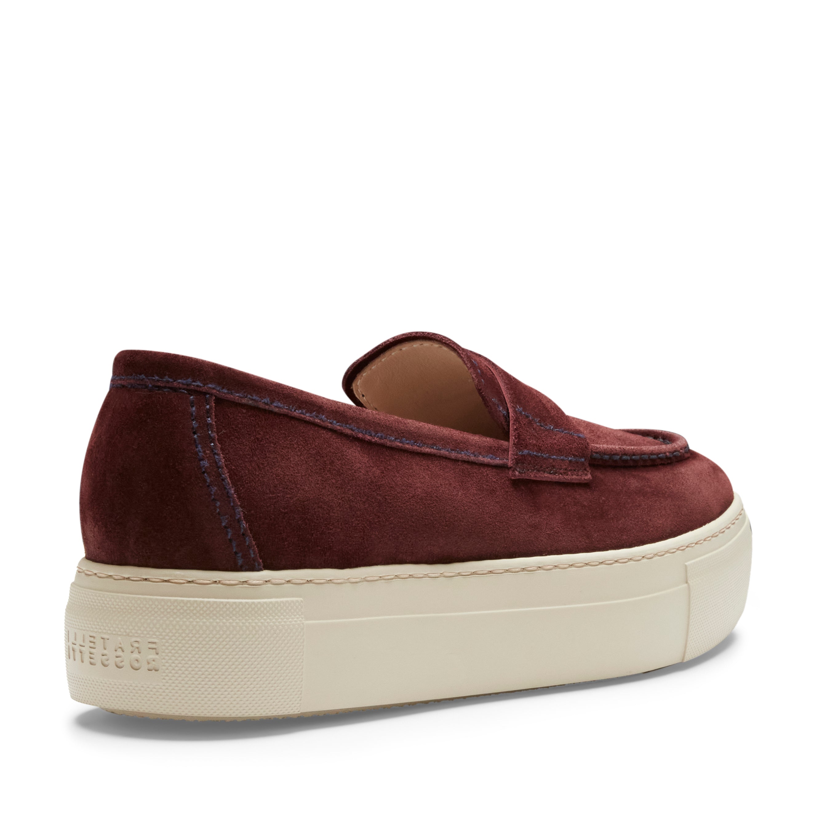 F.lli Rossetti 77268 mocassino donna suede bordeaux gomma