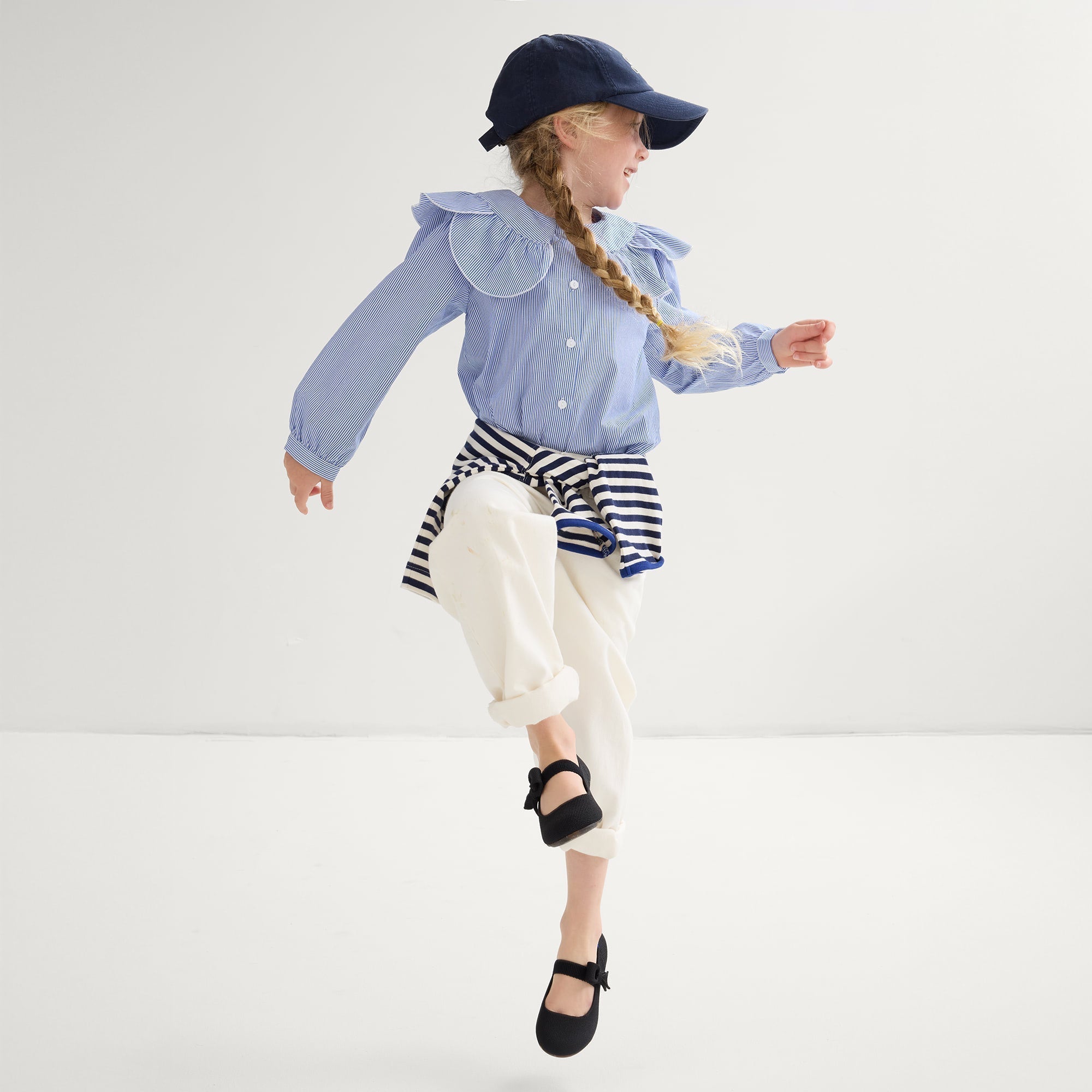 Rothy's The Kids Tux Bow Mary Jane scarpe nere fiocco nero