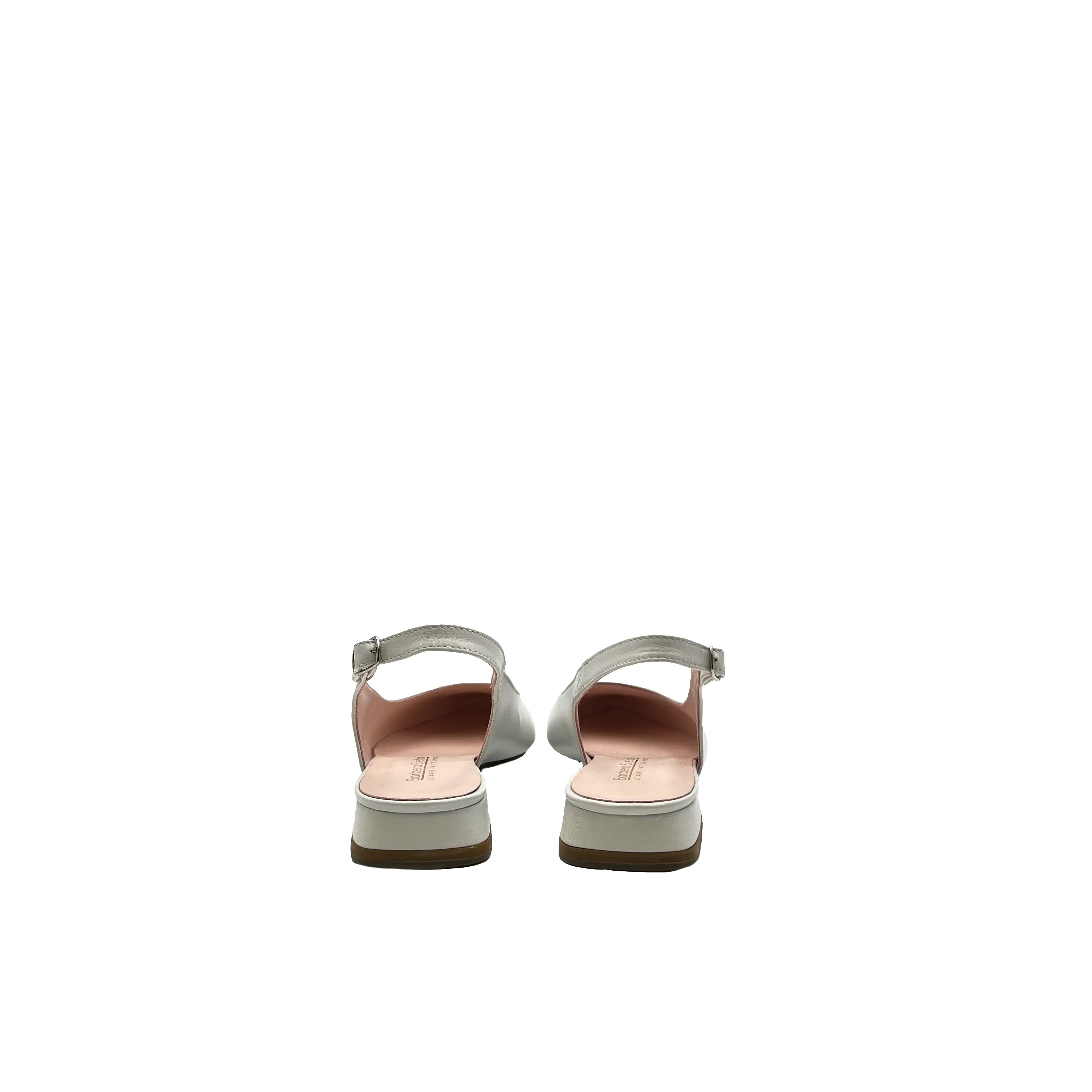 Sandro Barbera & Figli Stringate Donna 254 sandalo bianco pelle
