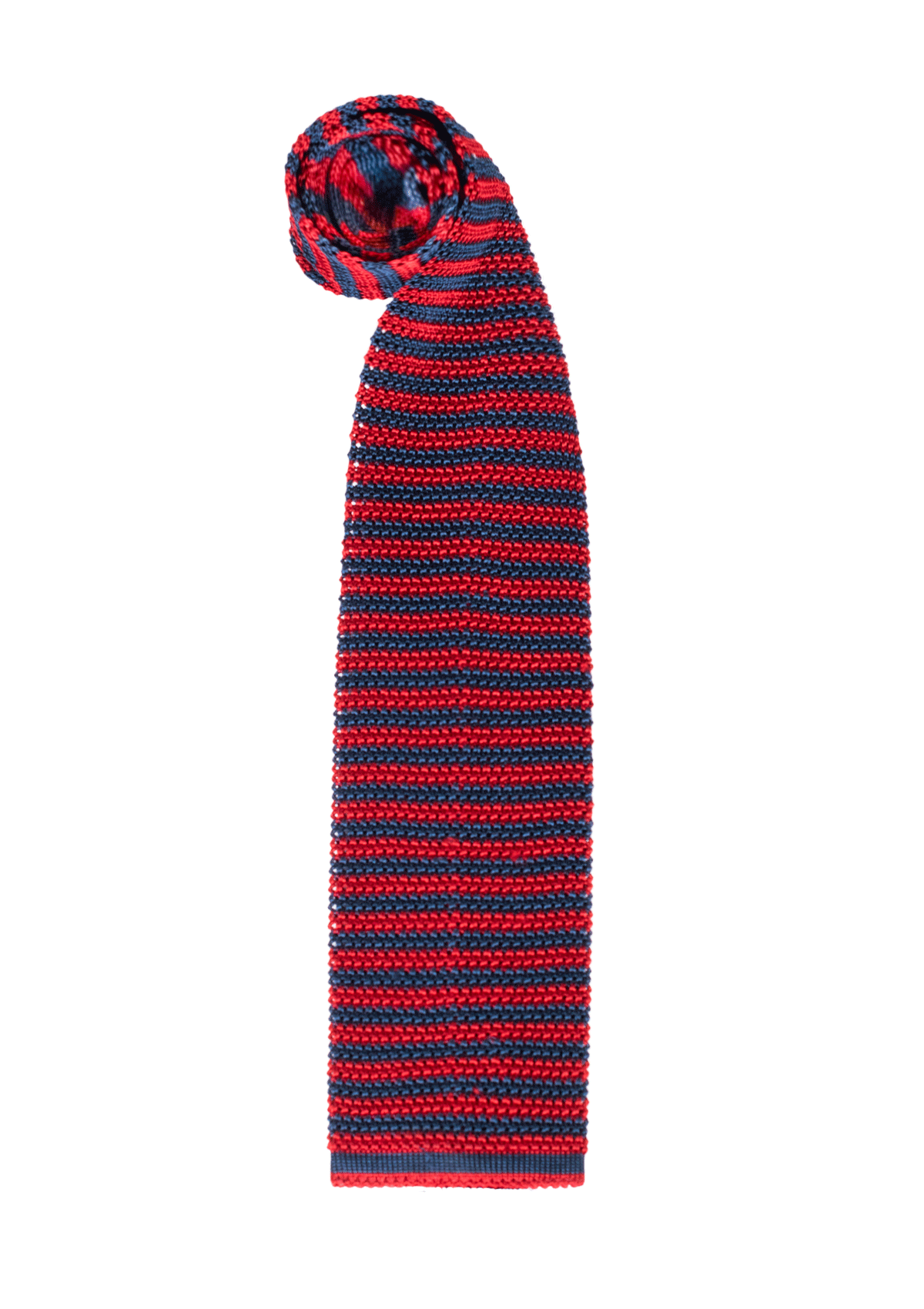 Stefano Bemer Ties SV5005 cravatta seta righe rosso blu