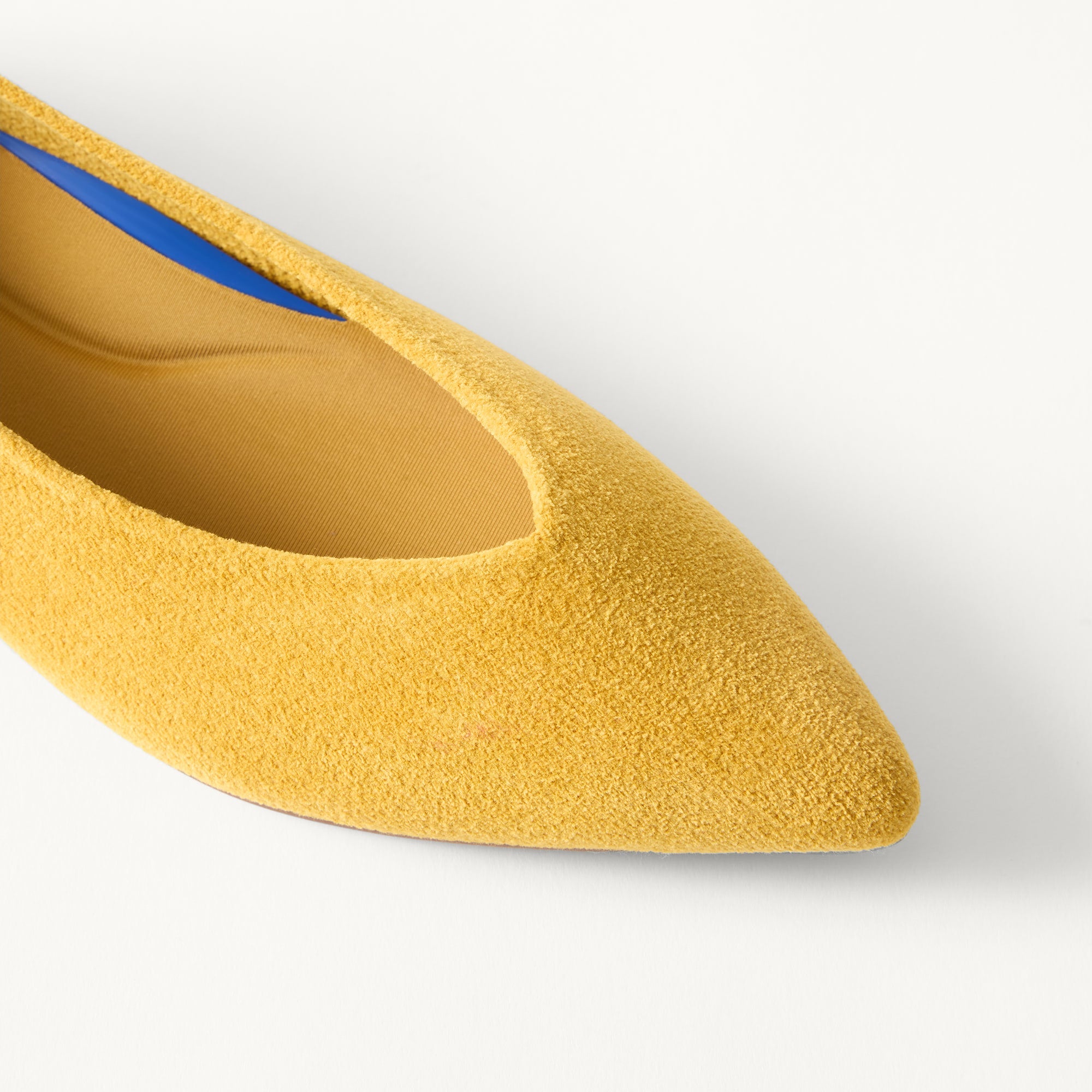 Rothy's The Point III ballerine giallo senape ReVelvet Saffron