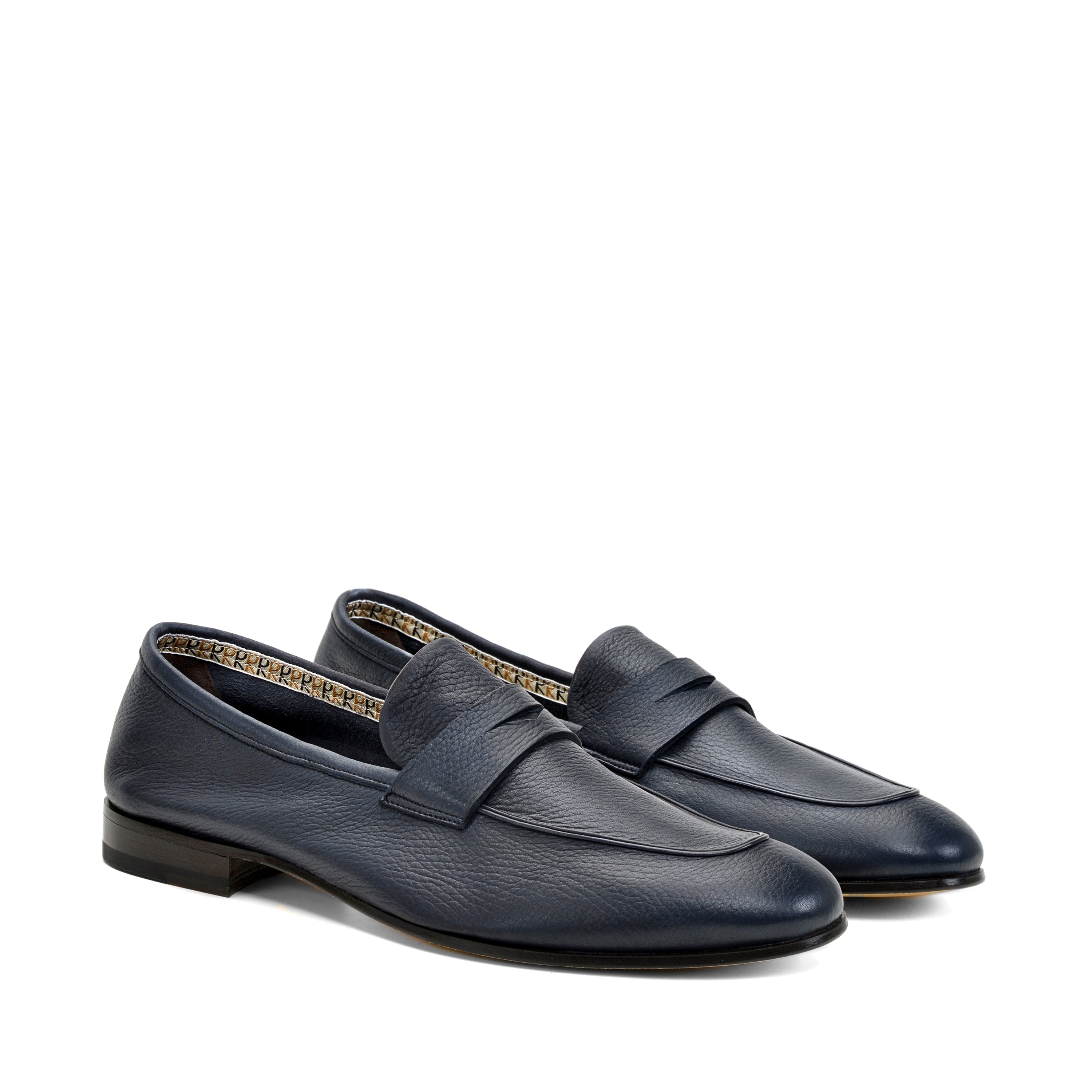 F.lli Rossetti Estate 51870 mocassino uomo pelle navy