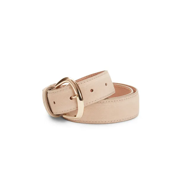 F.lli Rossetti Cintura donna suede sabbia 2,5cm