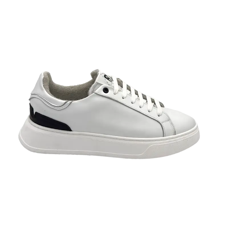 Sandro Barbera B68 G.O.A.T. sneaker uomo bianca pelle vera