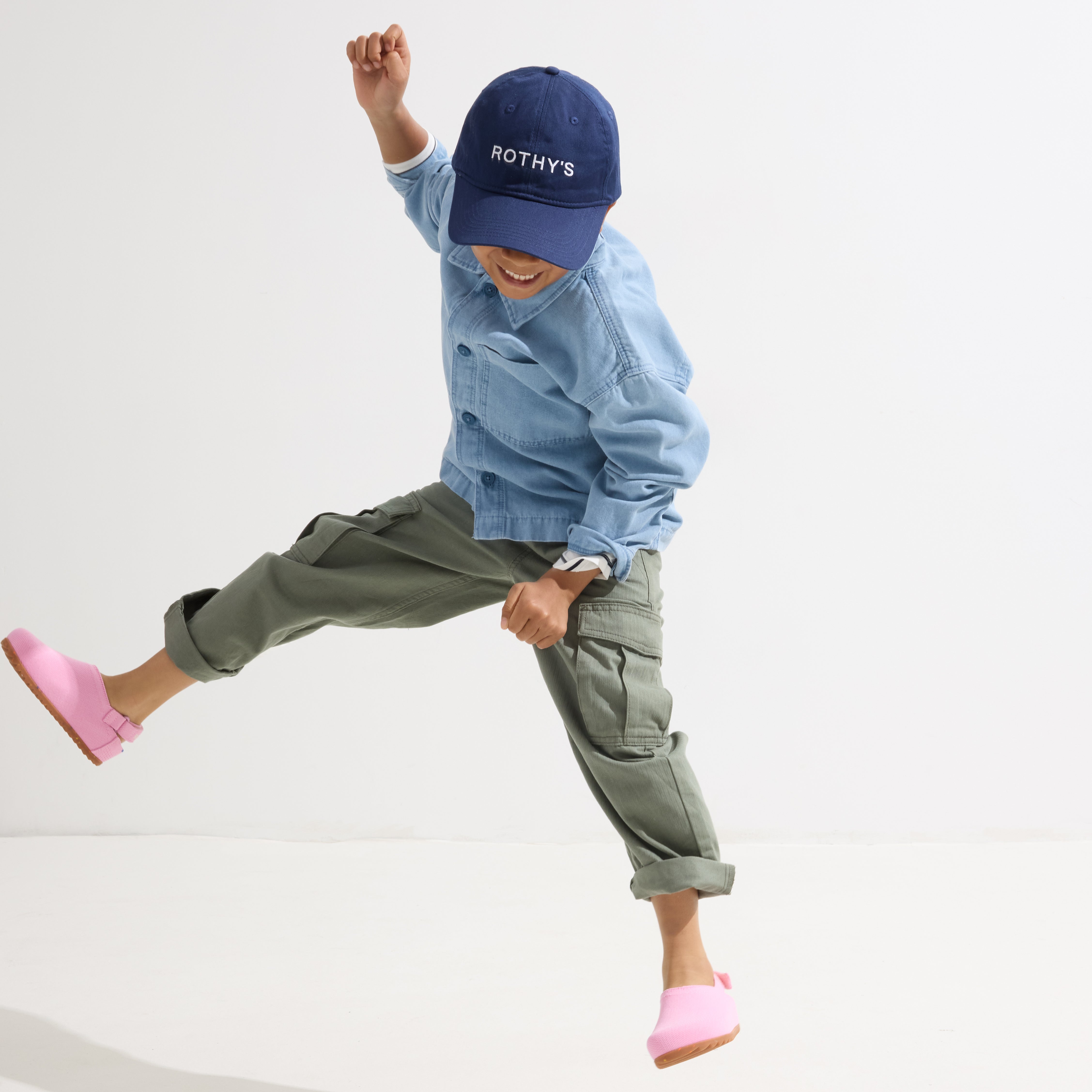 Rothy's The Kids Clog zoccoli bimba tutu rosa antiscivolo