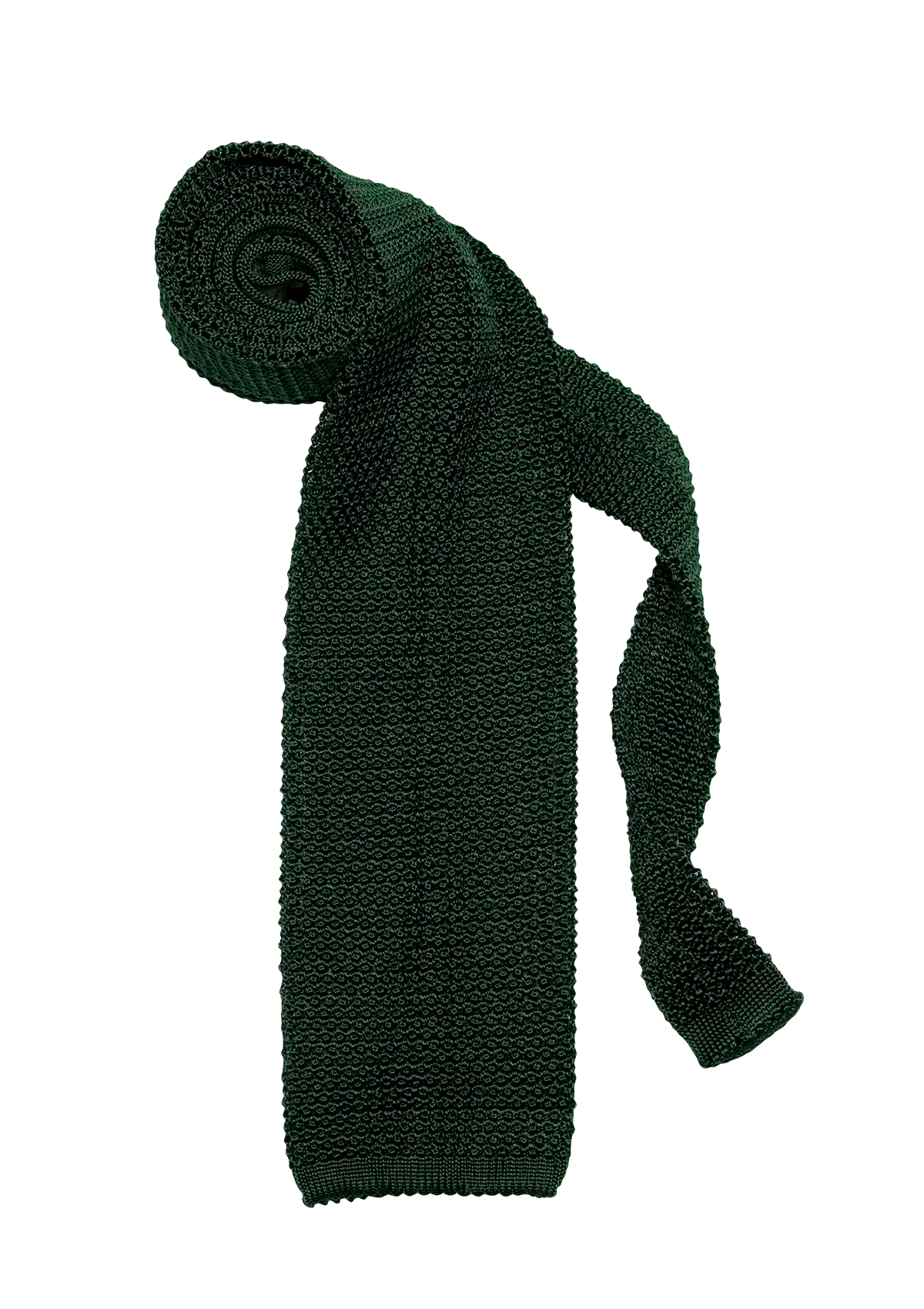 Stefano Bemer Maglia cravatta seta verde inglese 8 cm