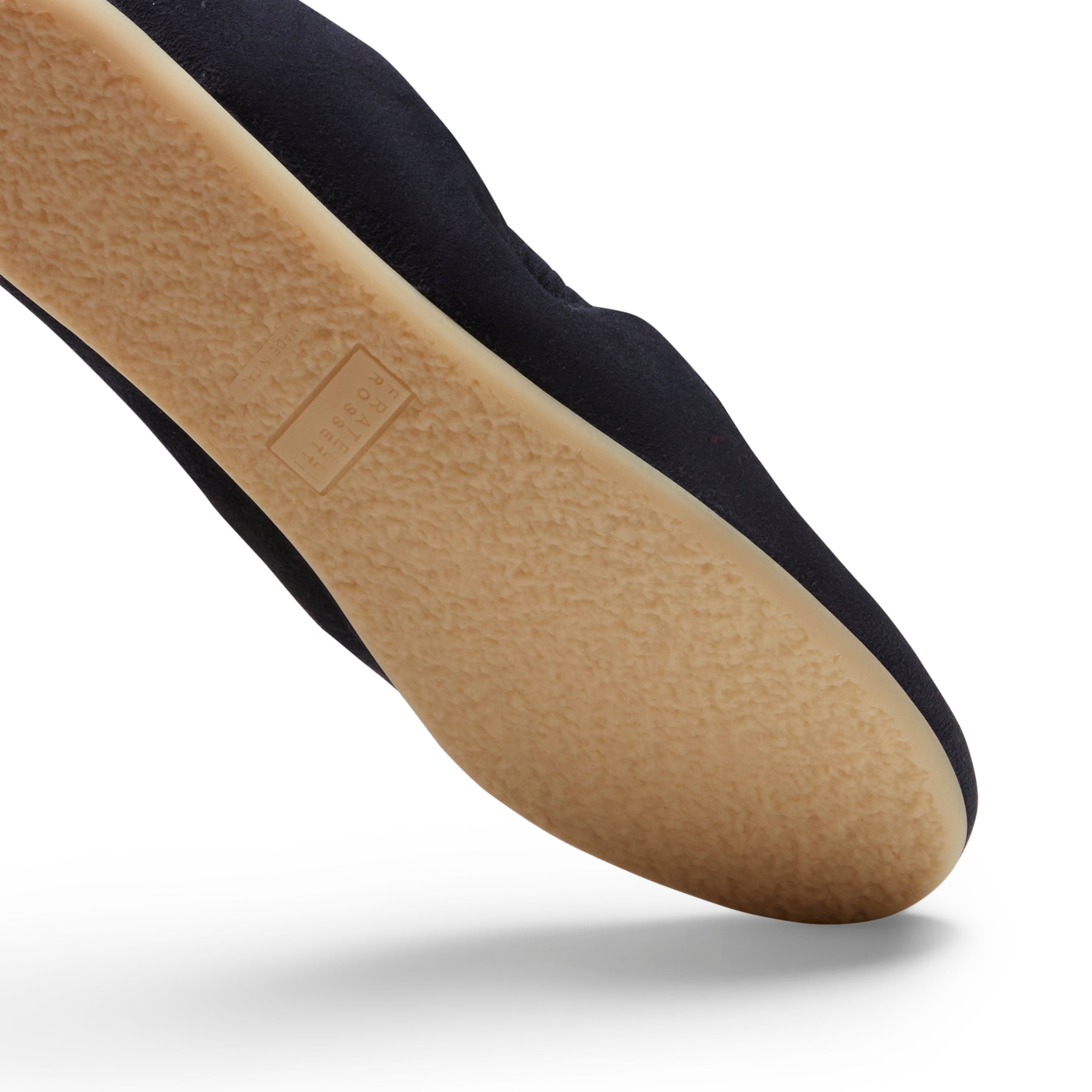 F.lli Rossetti 77225 mocassino slim flat suede blu navy