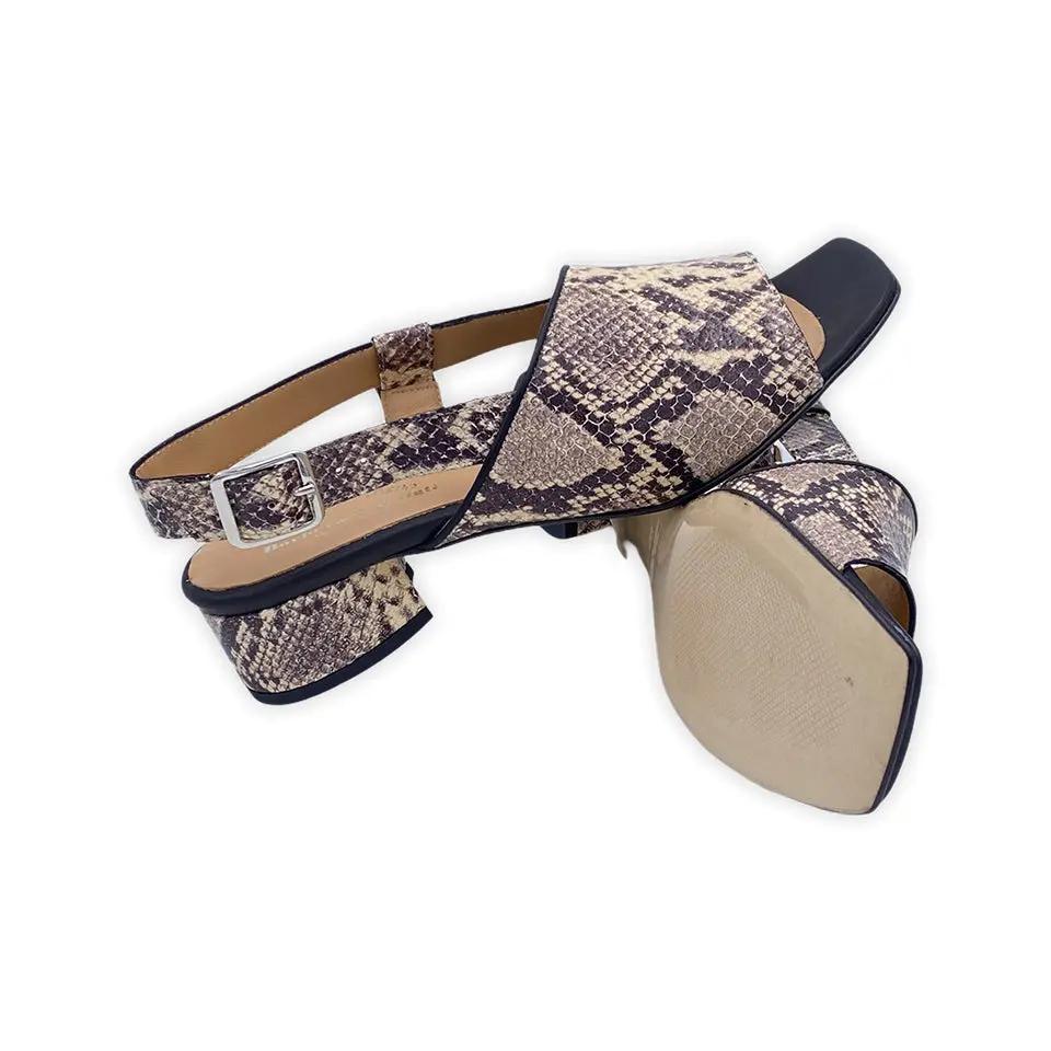 Sandro Barbera 406 Sandali Donna Pitonati Jeans