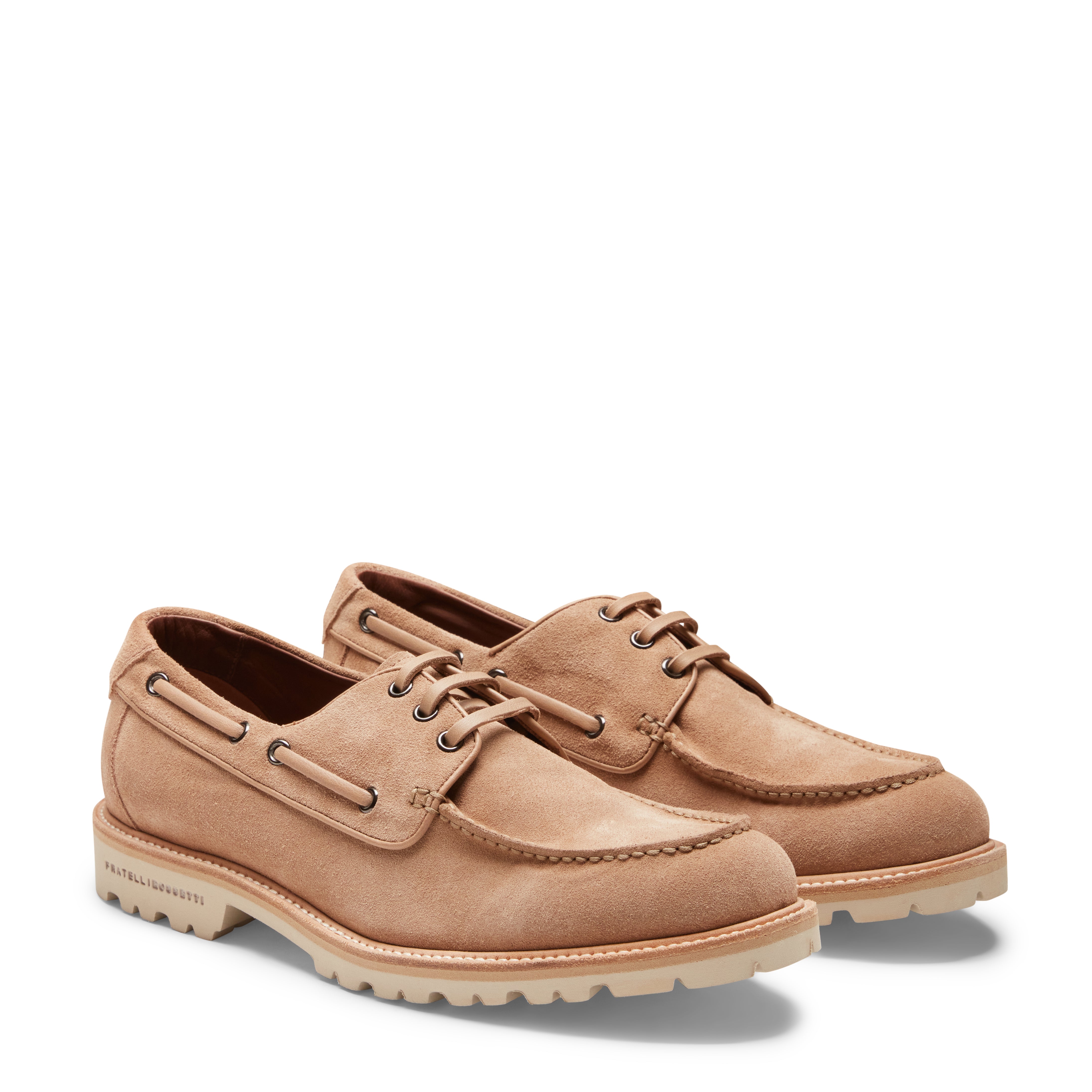 F.lli Rossetti 47424 Mocassino Donna Beige Suede Suola Extralight