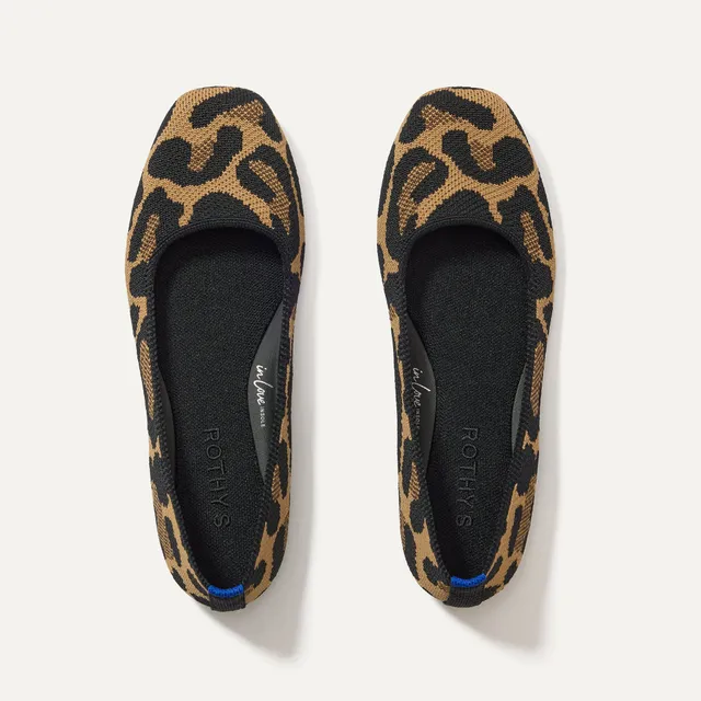 Rothy's Flats The Max Square ballerine Conch punta quadrata