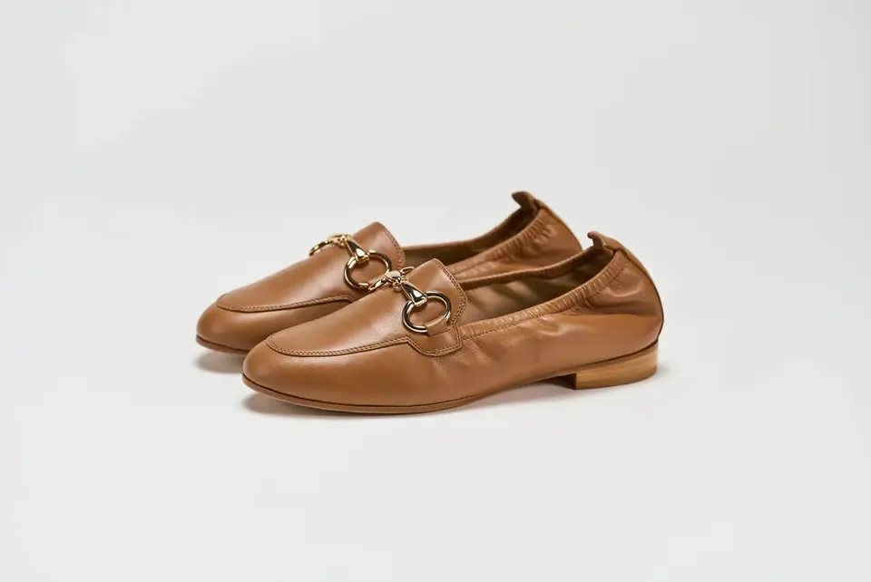 Sandro Barbera 4003 mocassino morsetto donna nappa cuoio