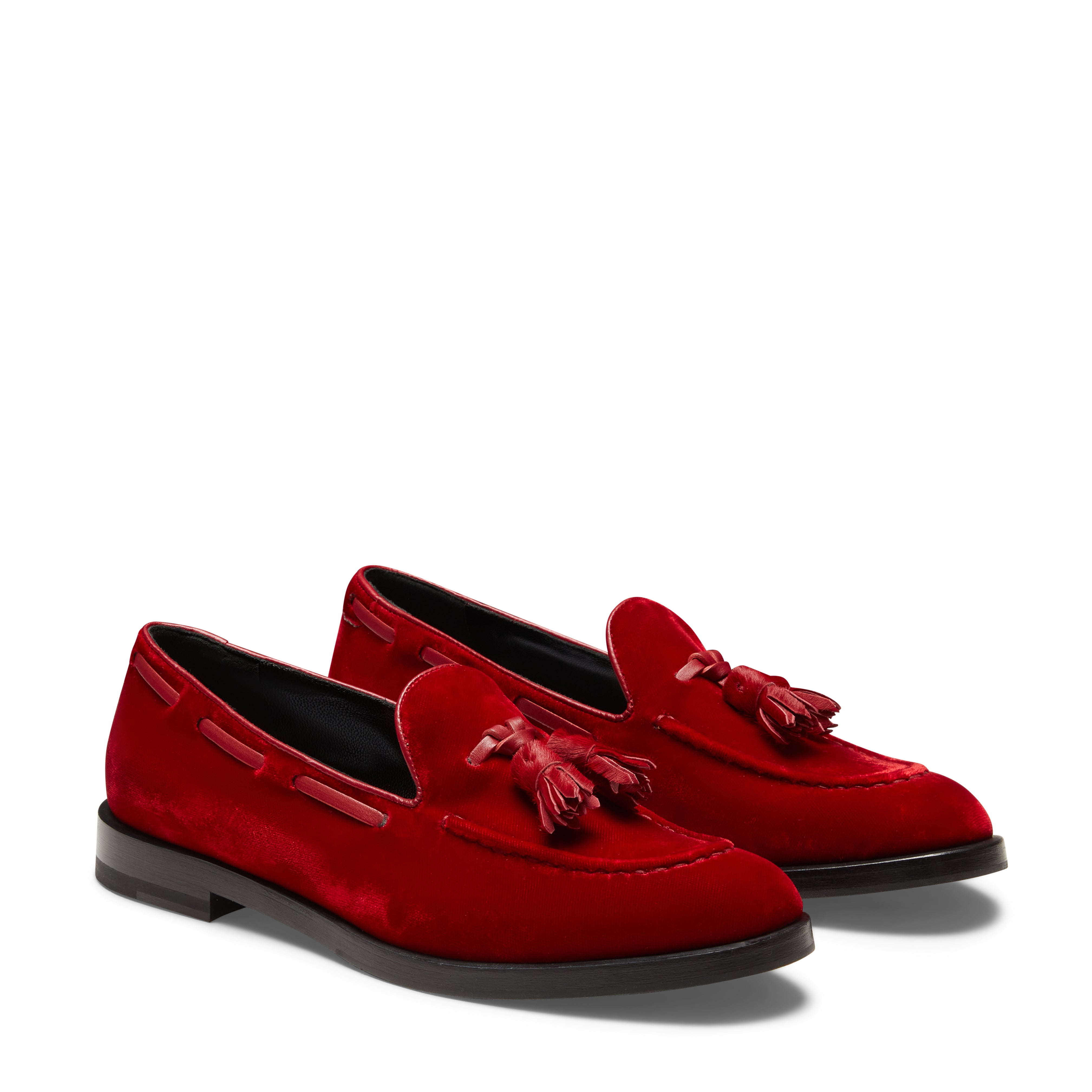 F.lli Rossetti Brera 68284 Mocassino Donna Rosso Velluto